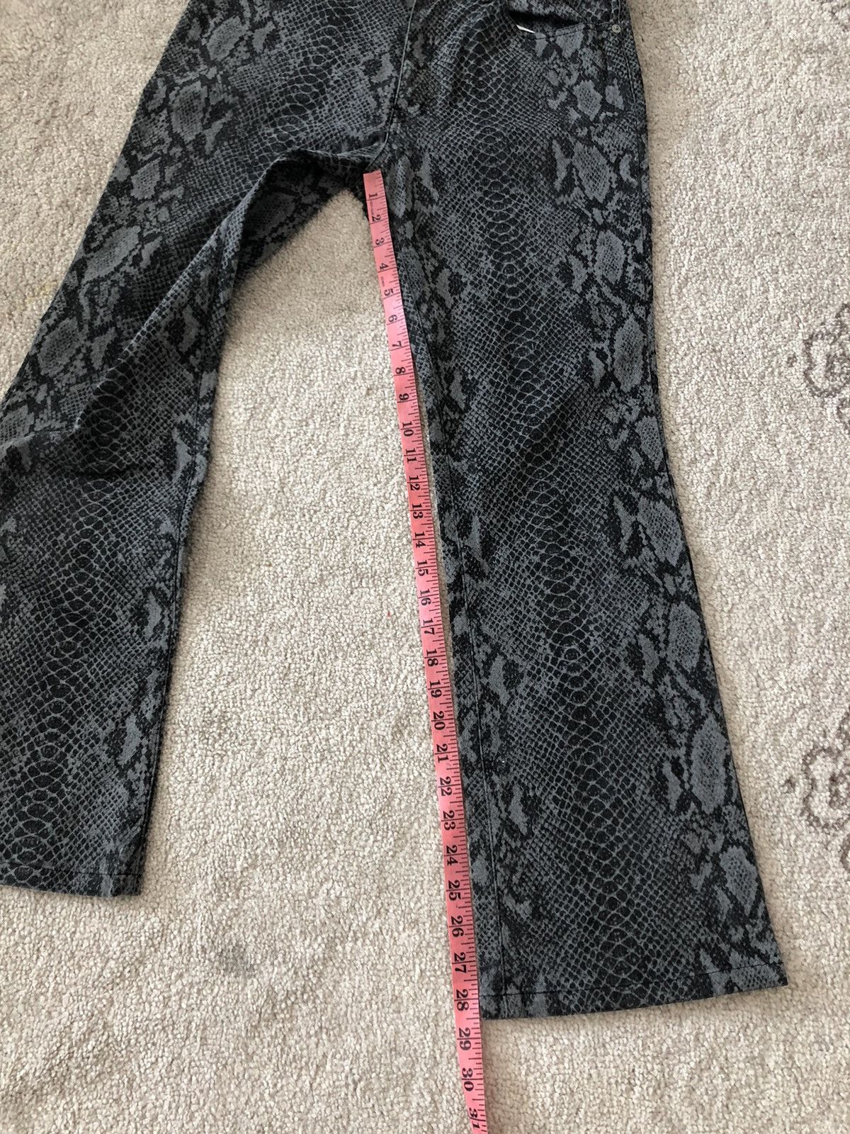 Hysteric Glamour × Japanese Brand J.SECRET.B PYTHONS SKINS HYSTERIC GLAMOUR INSPIRED PANTS Size US 31 - 13 Thumbnail