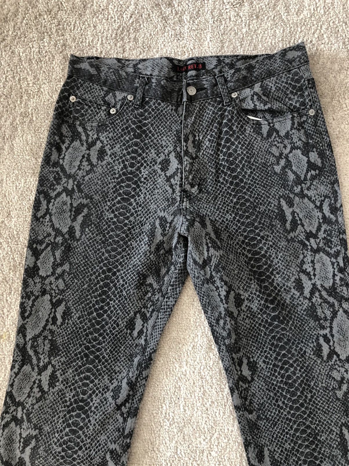 Hysteric Glamour × Japanese Brand J.SECRET.B PYTHONS SKINS HYSTERIC GLAMOUR INSPIRED PANTS Size US 31 - 3 Thumbnail