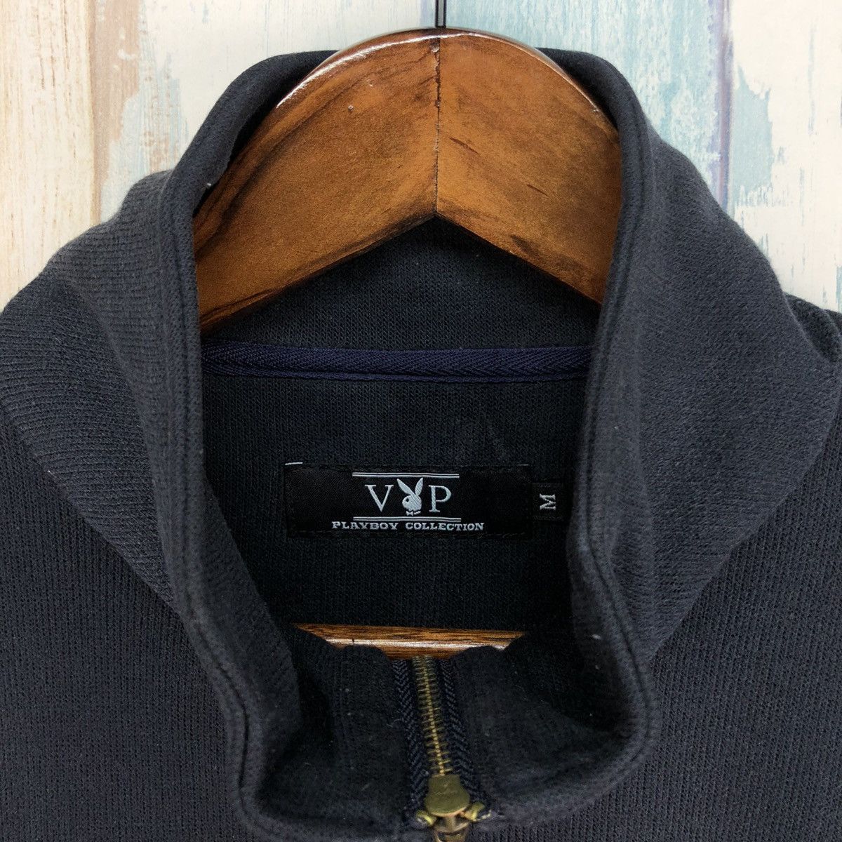 Playboy × Vintage Vintage Playboy VIP Small Logo Half Zip Sweatshirt Size US M / EU 48-50 / 2 - 5 Thumbnail