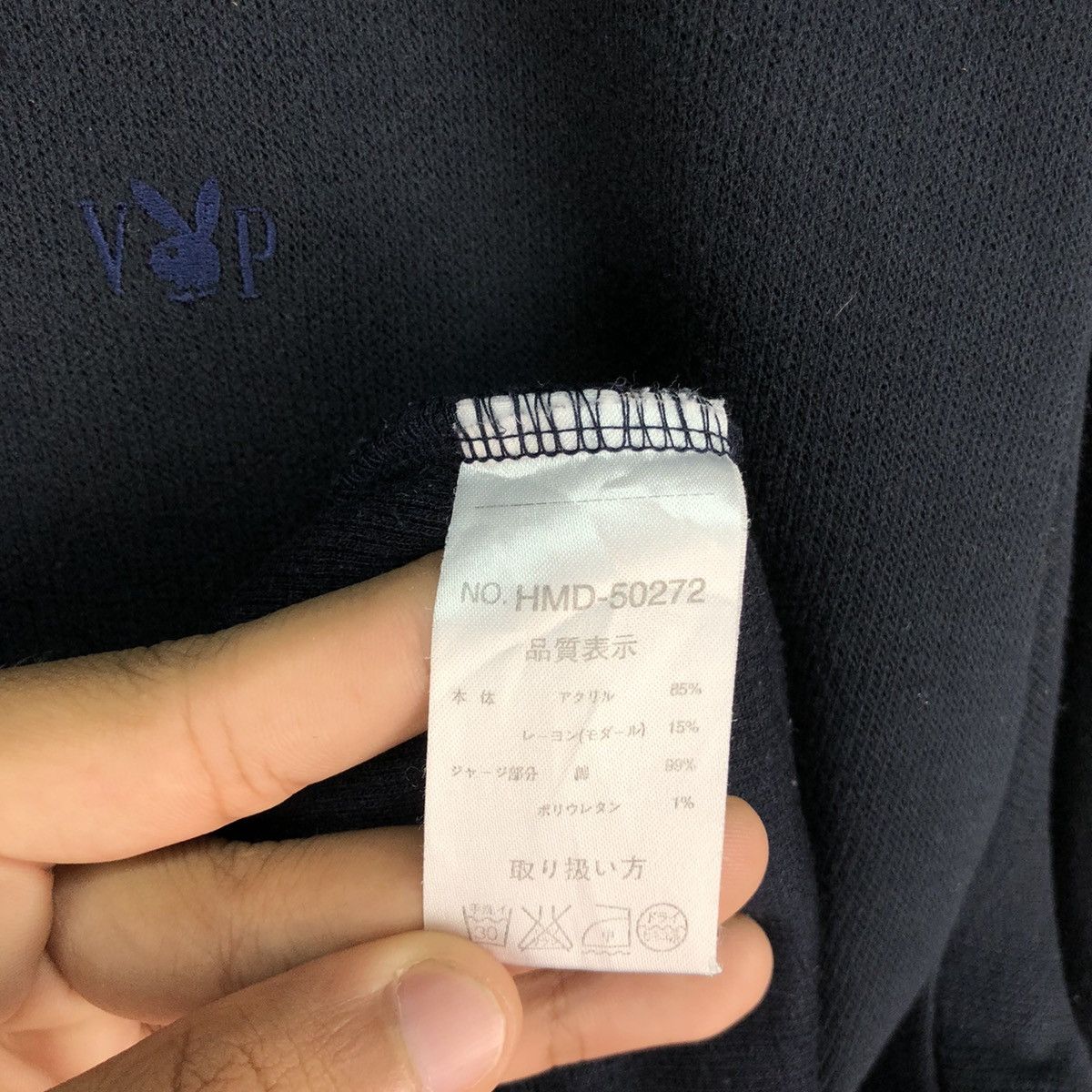 Playboy × Vintage Vintage Playboy VIP Small Logo Half Zip Sweatshirt Size US M / EU 48-50 / 2 - 7 Thumbnail