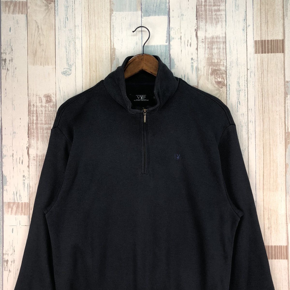 Playboy × Vintage Vintage Playboy VIP Small Logo Half Zip Sweatshirt Size US M / EU 48-50 / 2 - 3 Thumbnail