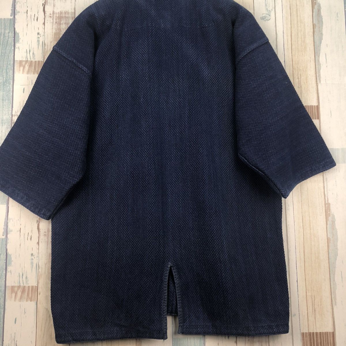Indigo × Vintage Vintage Japan Blue Indigo Drawstring Kimono Distressed Size US XL / EU 56 / 4 - 7 Thumbnail