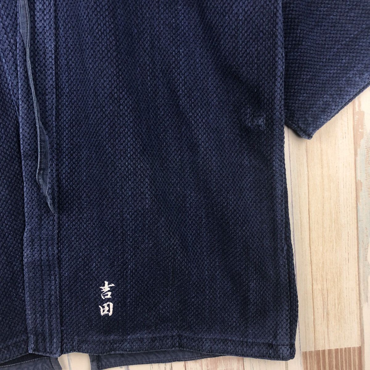Indigo × Vintage Vintage Japan Blue Indigo Drawstring Kimono Distressed Size US XL / EU 56 / 4 - 8 Thumbnail