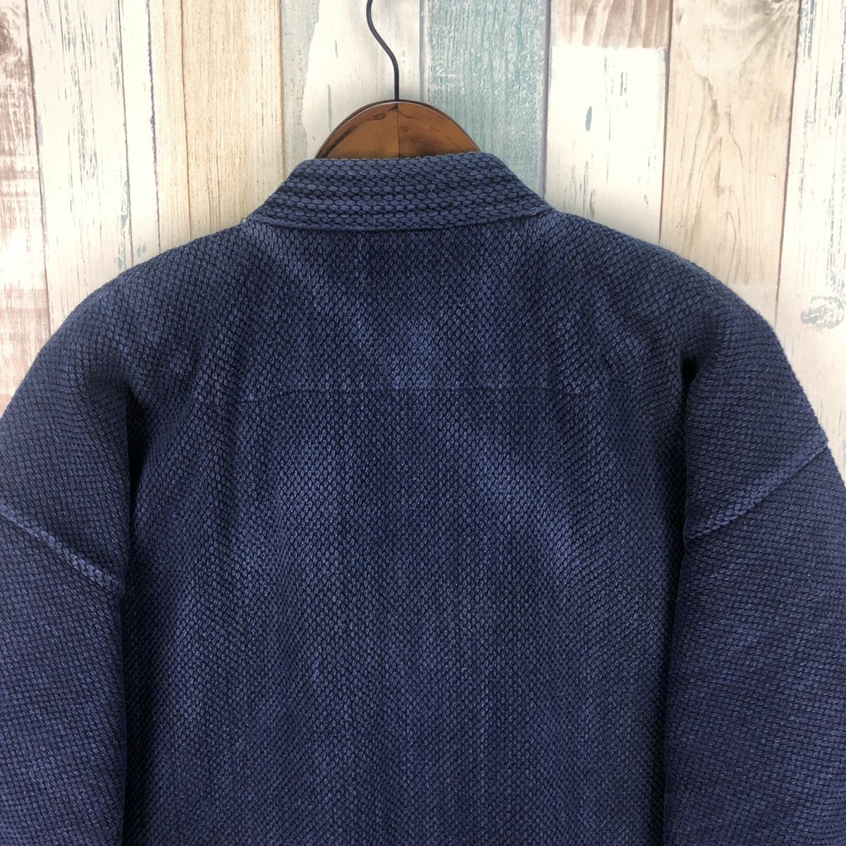 Indigo × Vintage Vintage Japan Blue Indigo Drawstring Kimono Distressed Size US XL / EU 56 / 4 - 6 Thumbnail