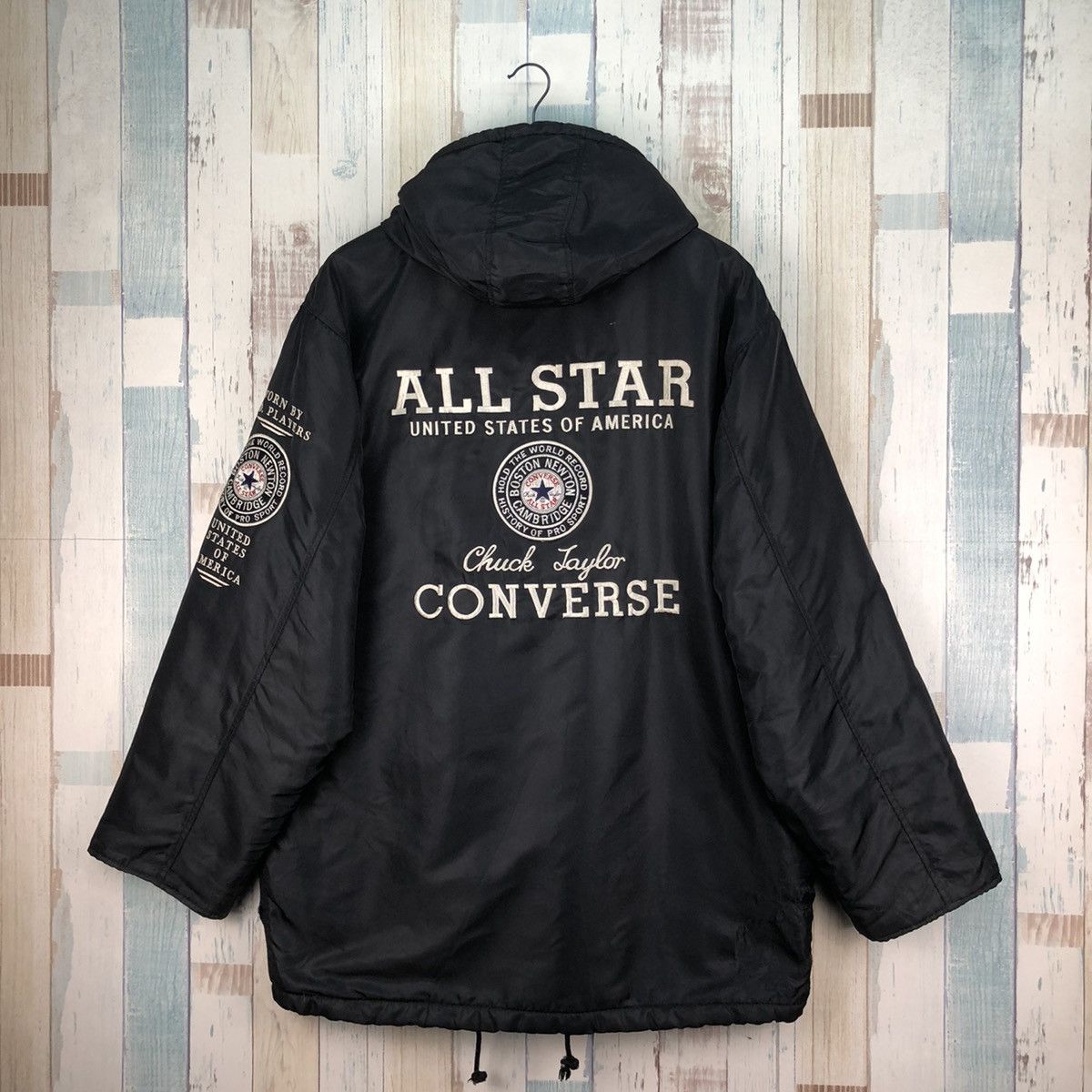 Converse Vintage Converse All Star Big Logo Sherpa Hoodie Size US L / EU 52-54 / 3 - 1 Thumbnail