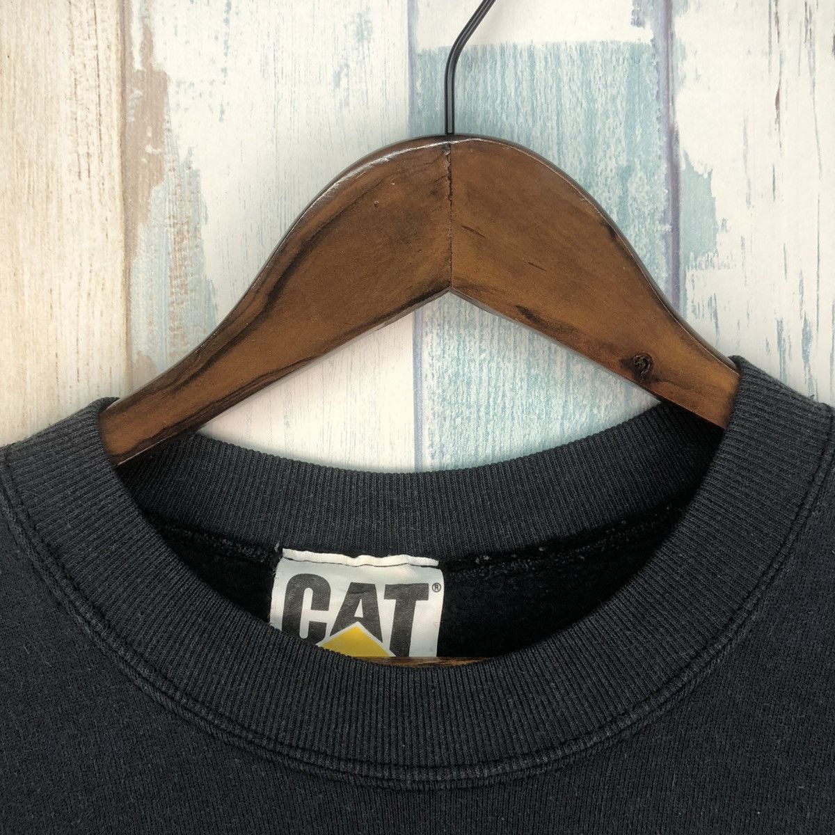 Caterpillar × Vintage Vintage 90s Caterpillar Big Logo Sweatshirt Size US L / EU 52-54 / 3 - 6 Thumbnail