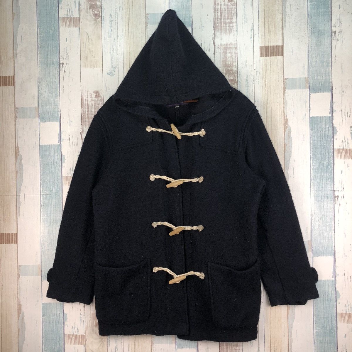 Japanese Brand × Vintage Vintage Outdoor Wool Duffle Jacket Size US L / EU 52-54 / 3 - 1 Thumbnail