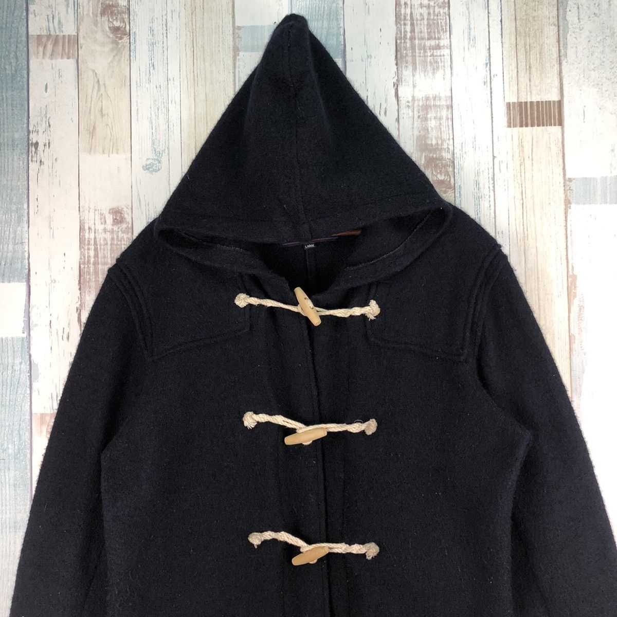 Japanese Brand × Vintage Vintage Outdoor Wool Duffle Jacket Size US L / EU 52-54 / 3 - 3 Thumbnail