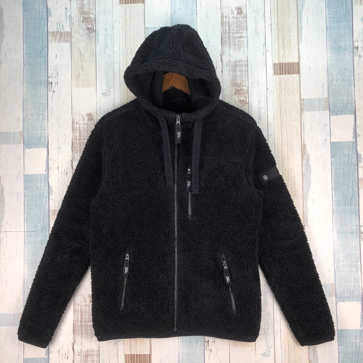 Vintage National Geographic Deep Pile Fleece Zip Up Hoodie Size US M / EU 48-50 / 2 - 1 Thumbnail