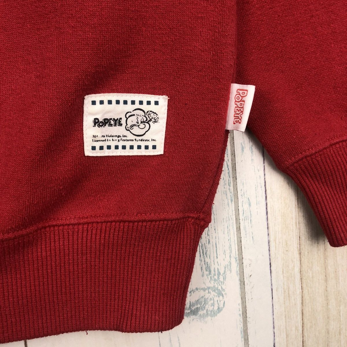 Cartoon Network × Vintage Vintage Popeye Big Logo Sweatshirt Size US L / EU 52-54 / 3 - 6 Thumbnail