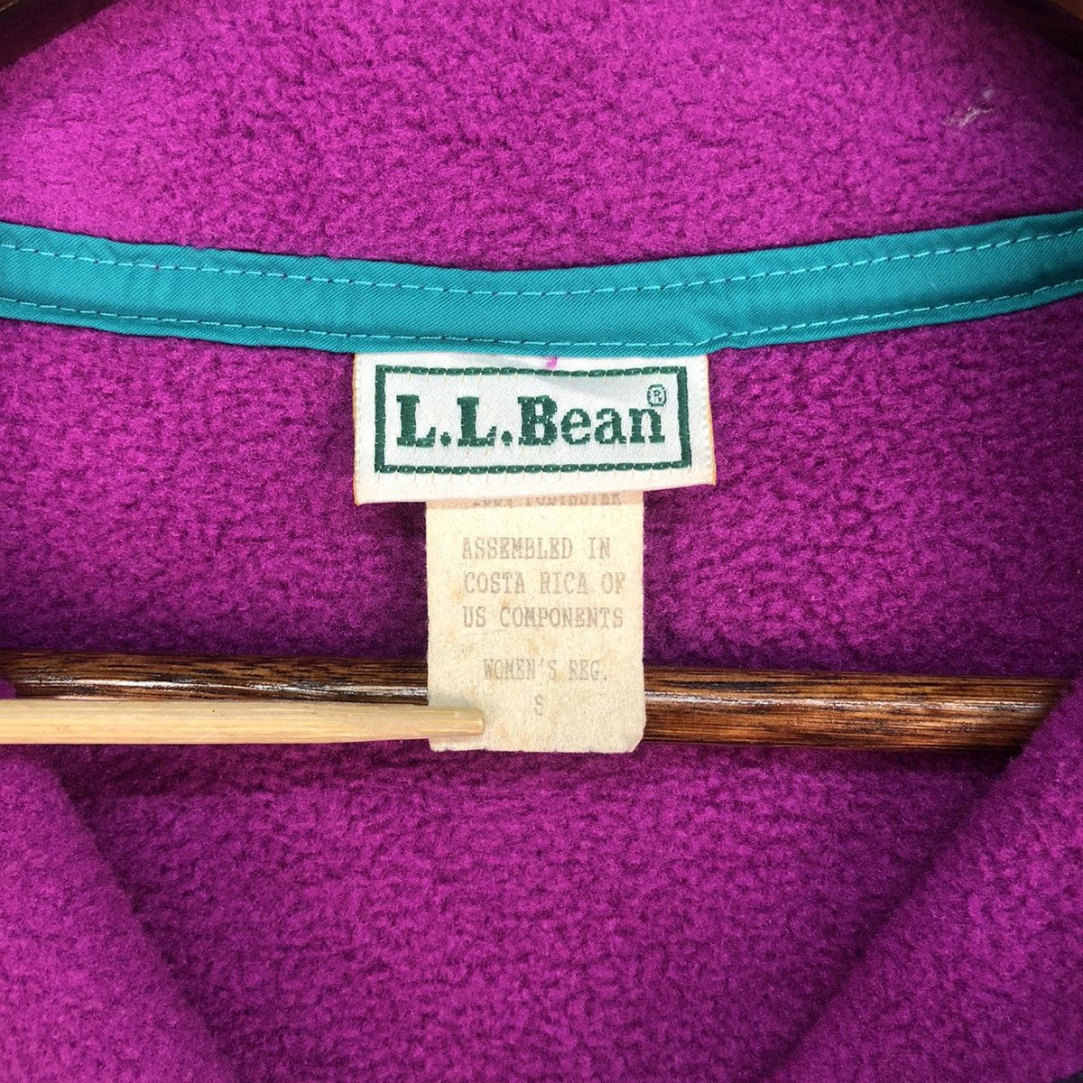 L.L. Bean Vintage 90s L.L.Bean Snap Button Fleece Size US S / EU 44-46 / 1 - 9 Thumbnail