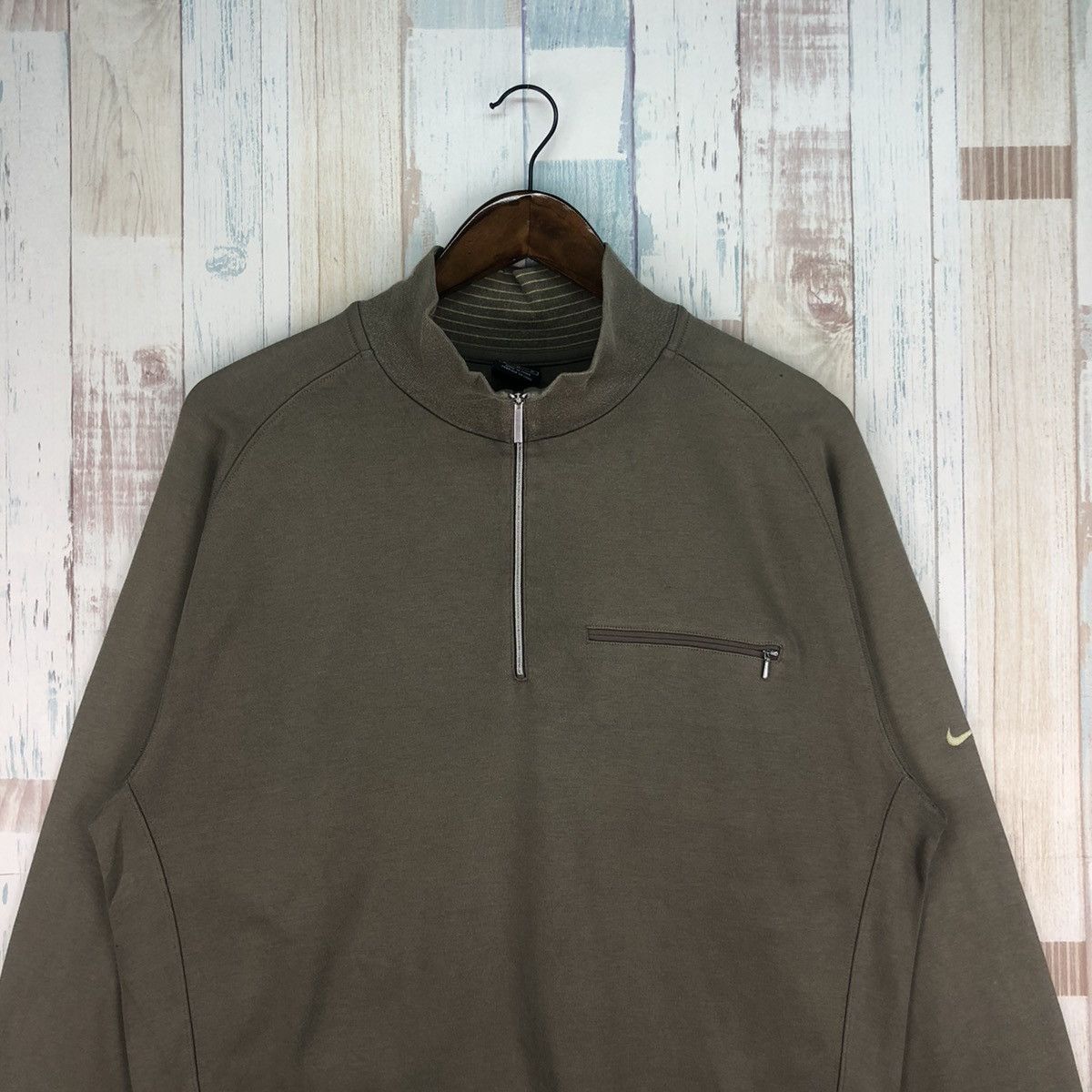 Nike × Vintage Vintage Nike Golf Half Zip Small Logo Sweatshirt Size US M / EU 48-50 / 2 - 3 Thumbnail