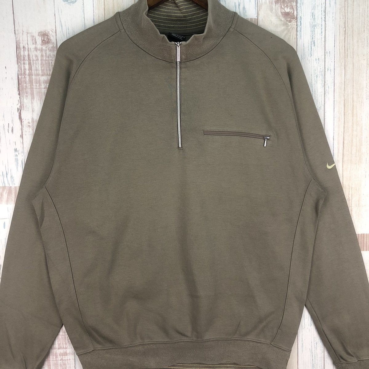 Nike × Vintage Vintage Nike Golf Half Zip Small Logo Sweatshirt Size US M / EU 48-50 / 2 - 4 Thumbnail
