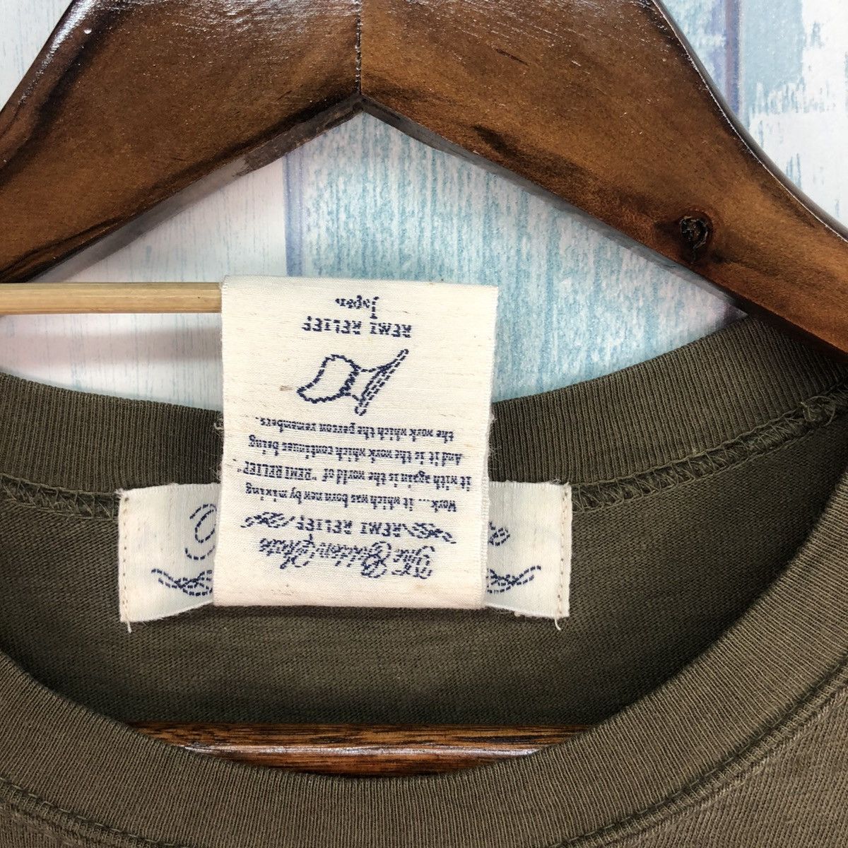Japanese Brand × Remi Relief × Vintage Vintage Remi Relief Rare Design T-shirt Size US M / EU 48-50 / 2 - 9 Thumbnail
