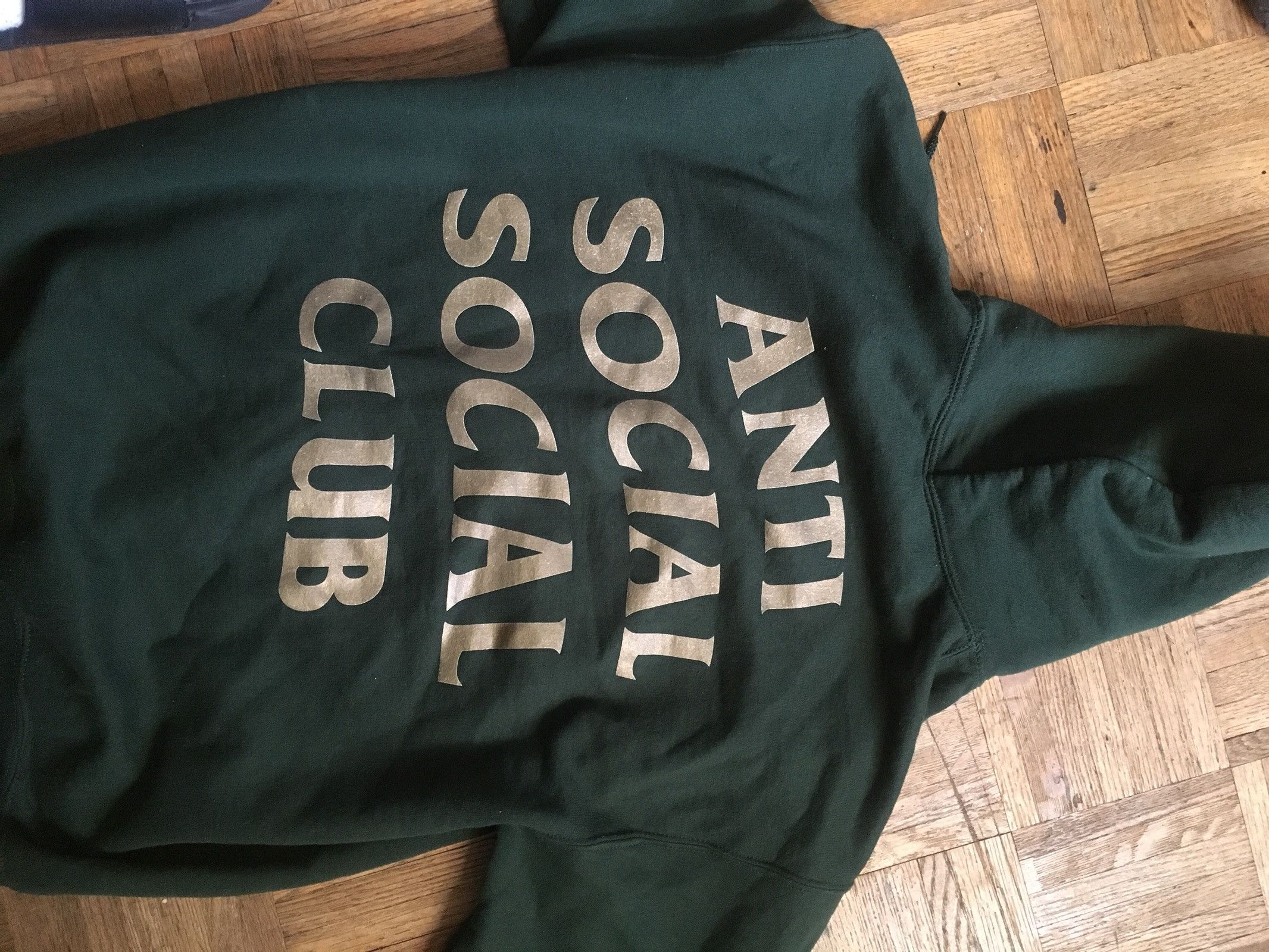 Anti Social Social Club Dark Green Hoodie Size US M / EU 48-50 / 2 - 1 Thumbnail