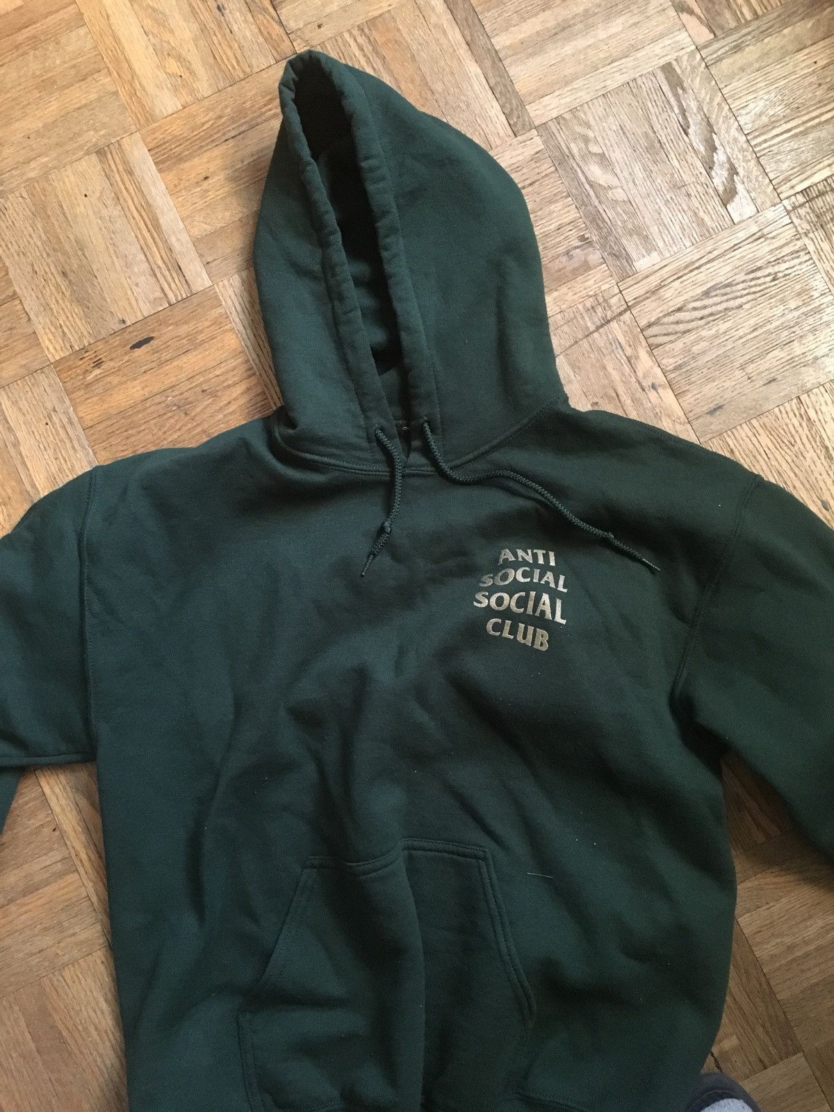 Anti Social Social Club Dark Green Hoodie Size US M / EU 48-50 / 2 - 2 Thumbnail