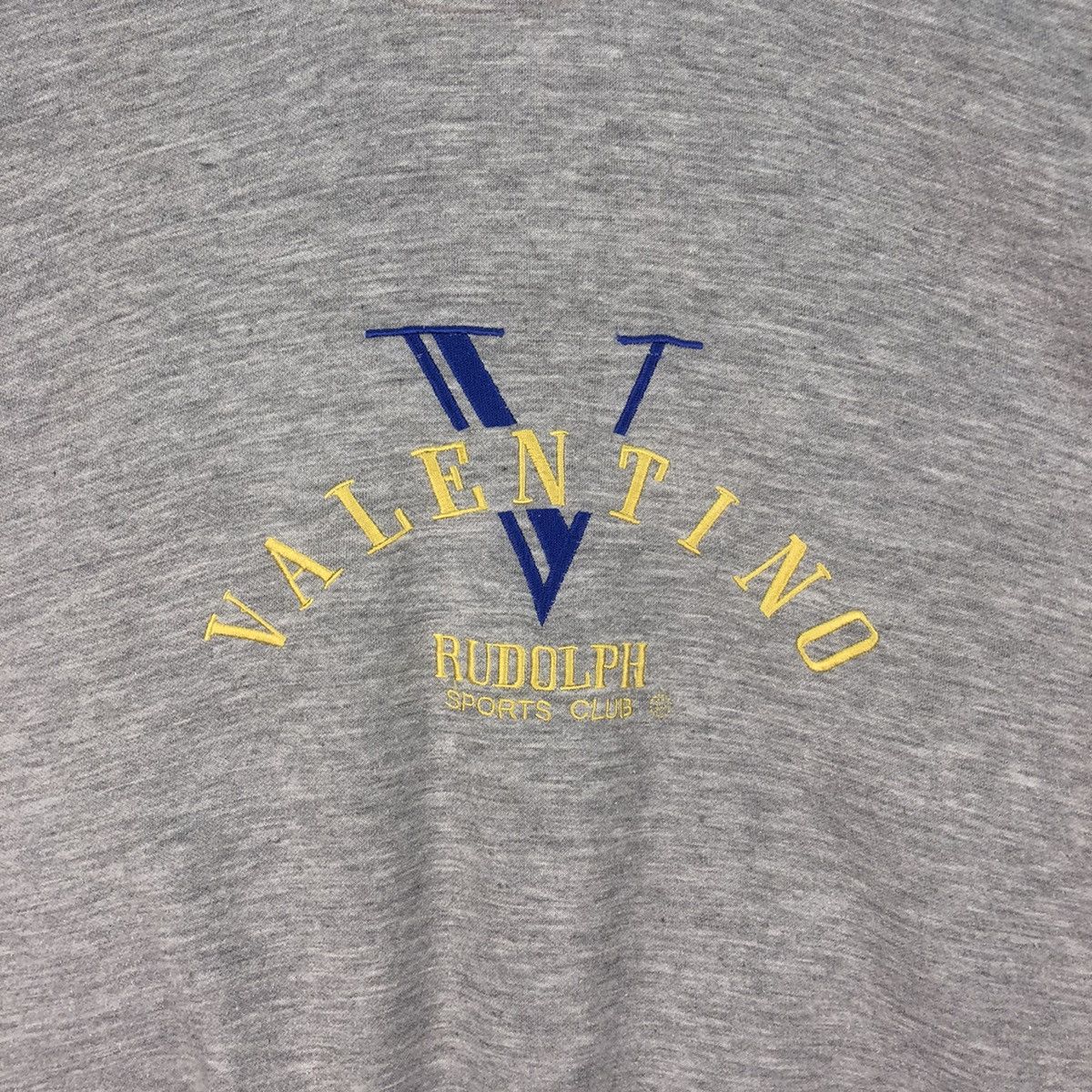 Valentino × Vintage Vintage Rudolph Valentino Embroidery Big Logo Size US M / EU 48-50 / 2 - 2 Thumbnail