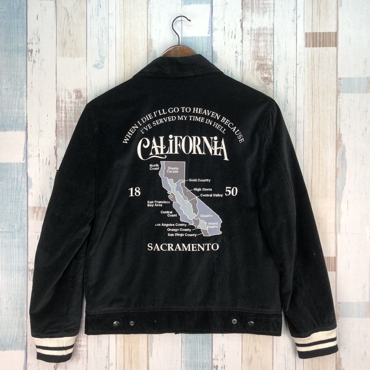 Other Vintage Jackrose California Sacramento Sukajan Jacket Size US S / EU 44-46 / 1 - 1 Thumbnail