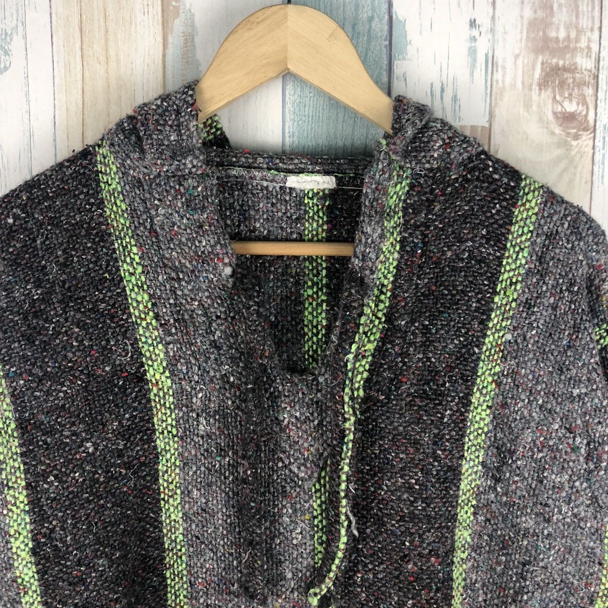 Japanese Brand Vintage Wool Hoodie Inspired Kurt Cobain Grunge Style Size US XL / EU 56 / 4 - 8 Thumbnail