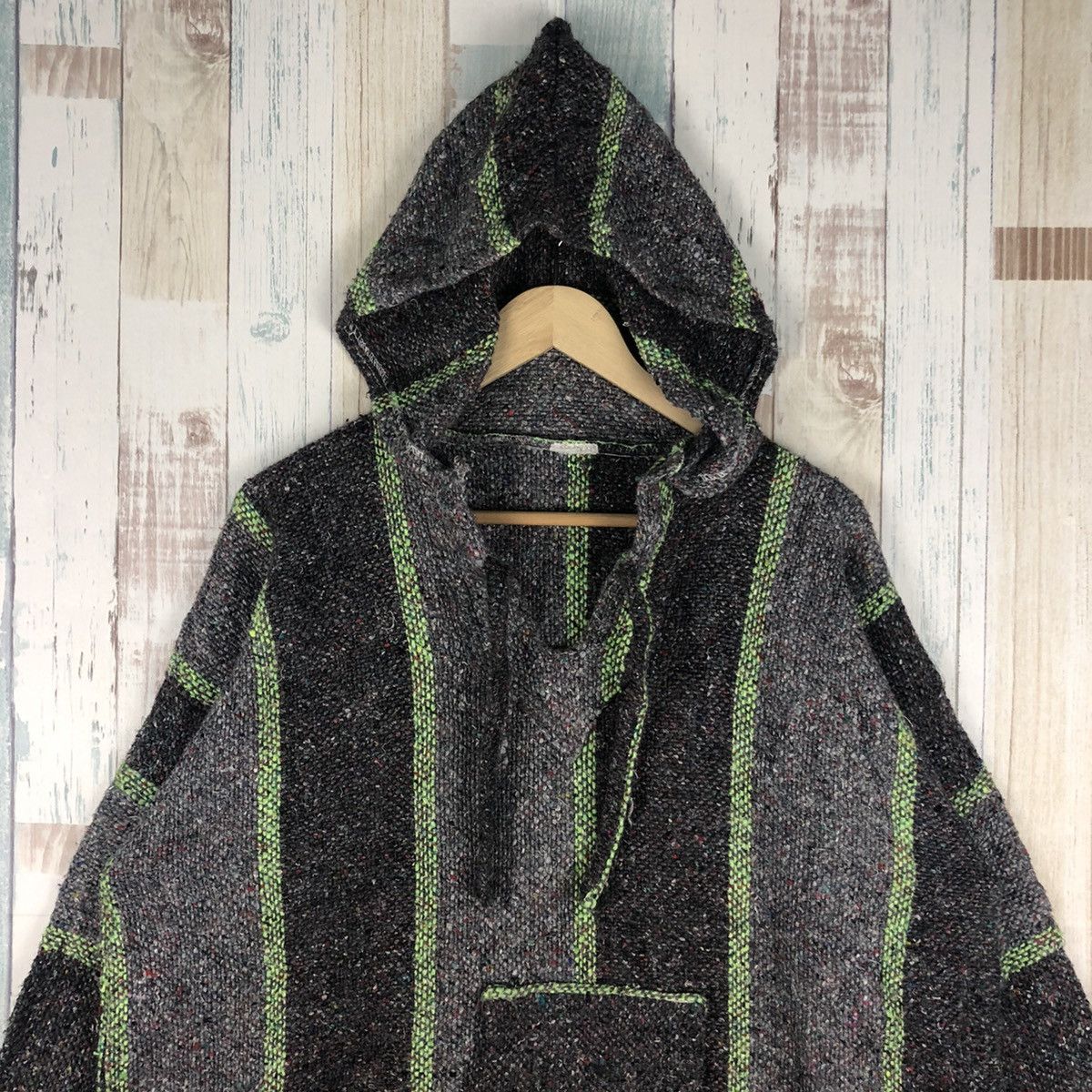 Japanese Brand Vintage Wool Hoodie Inspired Kurt Cobain Grunge Style Size US XL / EU 56 / 4 - 3 Thumbnail