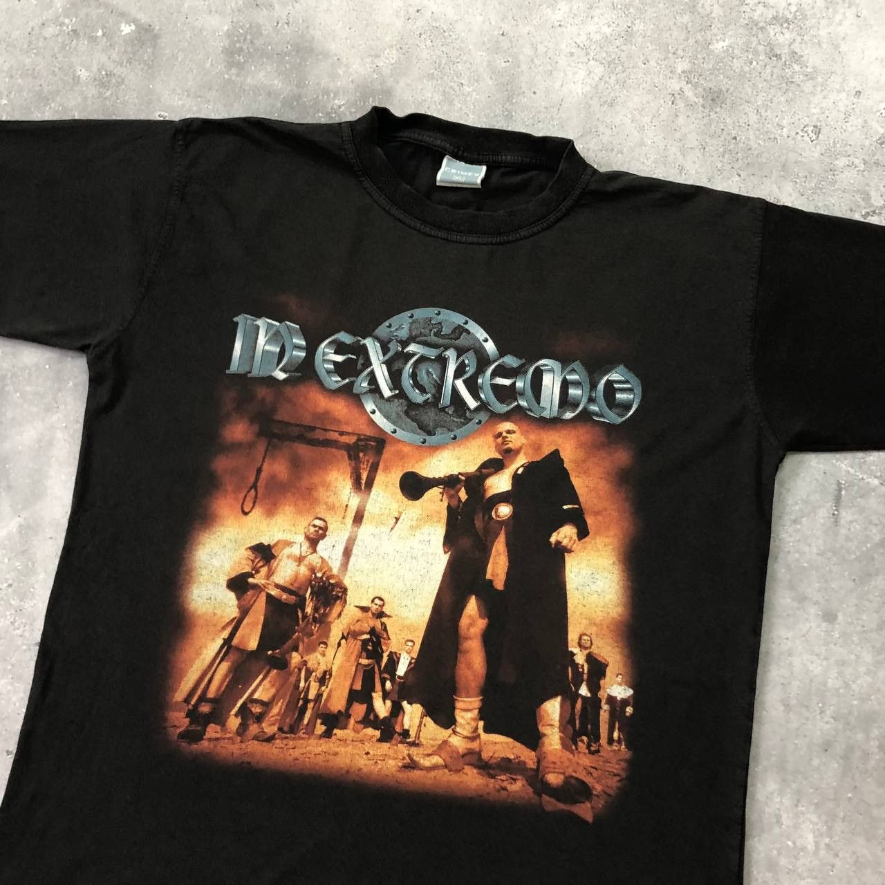 Band Tees Vintage 2000-2001 In Extremo Tour Band T Shirt Faded L/XL Size US XL / EU 56 / 4 - 5 Thumbnail