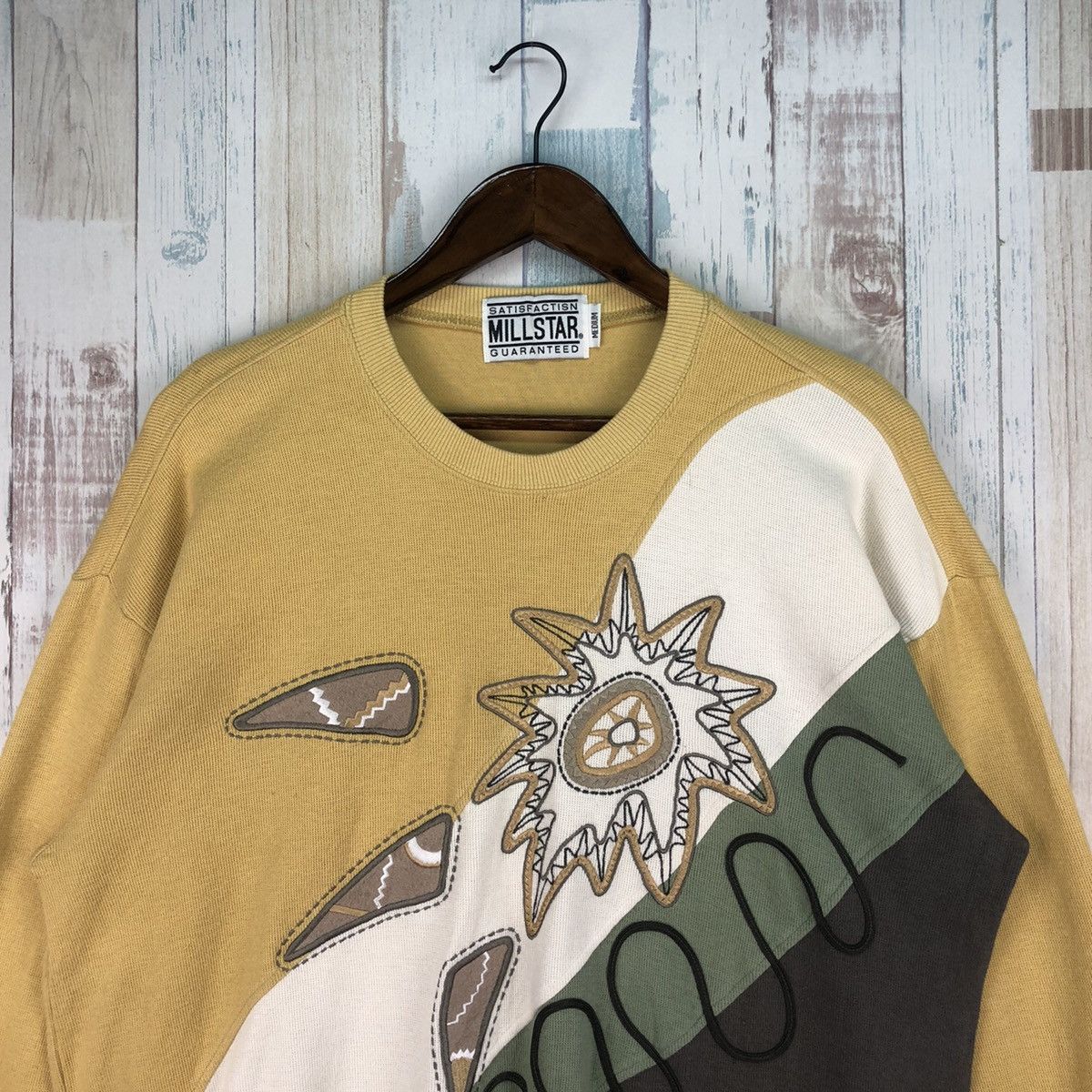 Japanese Brand × Vintage Vintage Millstar Embroidery Logo Sweatshirt Size US M / EU 48-50 / 2 - 3 Thumbnail