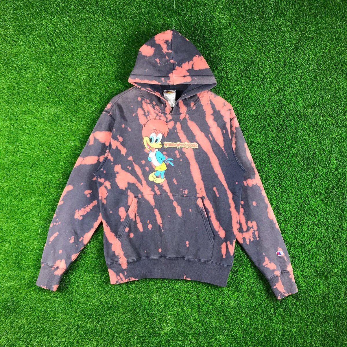 Cartoon Network × Champion Winnie Woodpecker X Champion Hoodie Acid Wash Size US M / EU 48-50 / 2 - 1 Thumbnail
