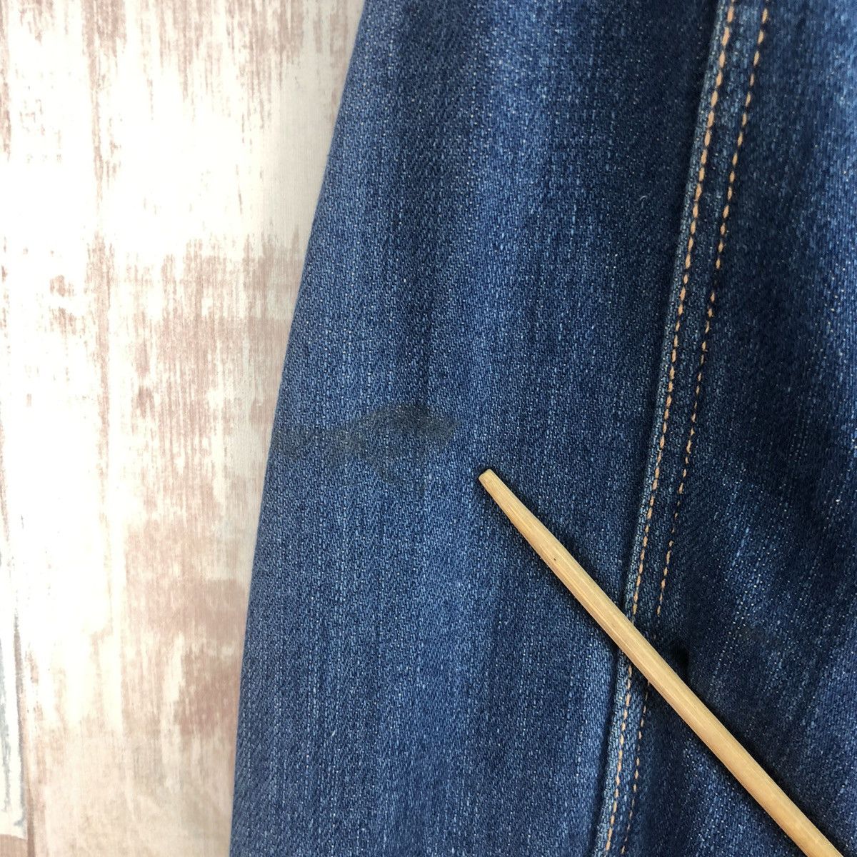 Levi's × Levi's Vintage Clothing × Vintage Vintage Levi’s Red Denim Bomber Small Size US S / EU 44-46 / 1 - 9 Thumbnail