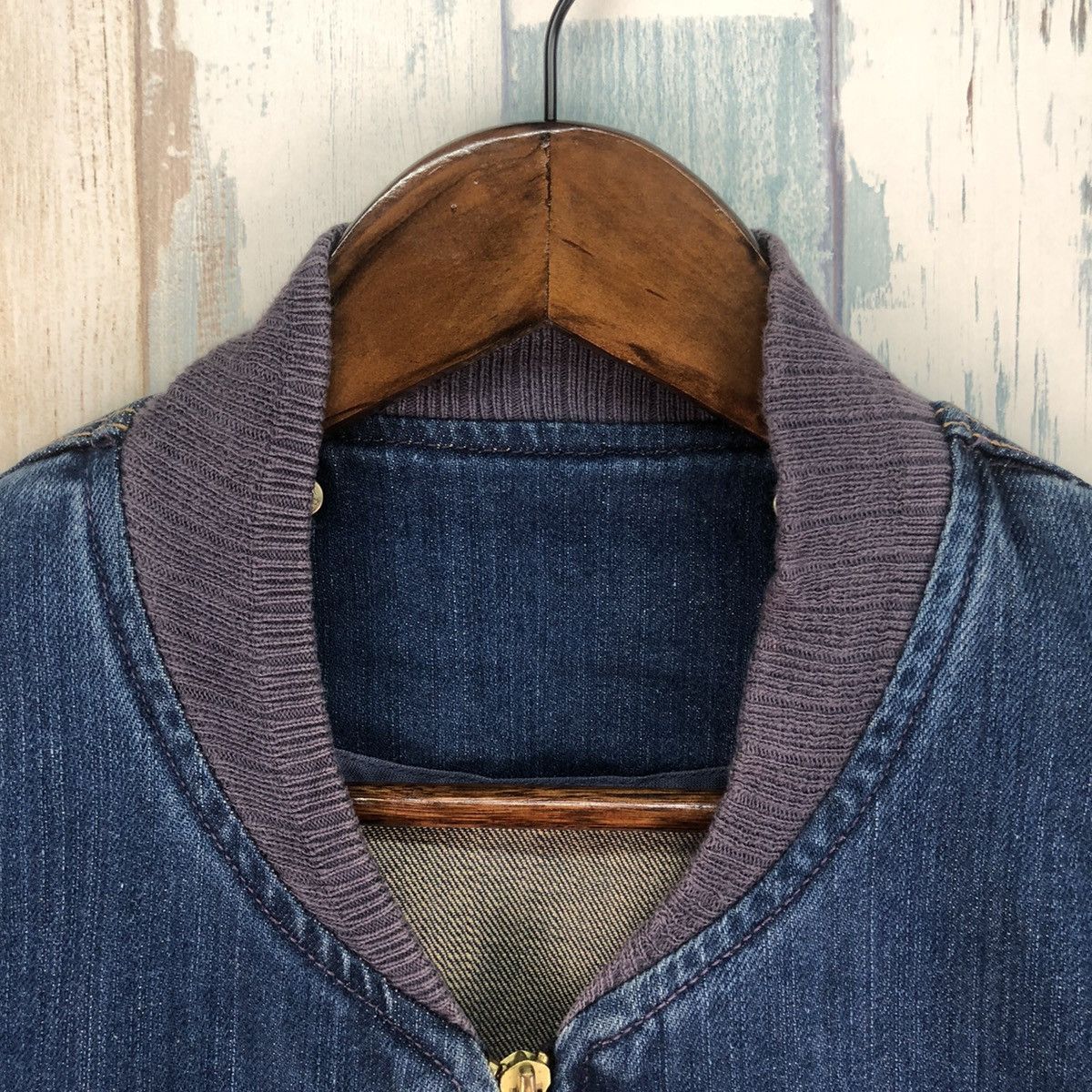 Levi's × Levi's Vintage Clothing × Vintage Vintage Levi’s Red Denim Bomber Small Size US S / EU 44-46 / 1 - 8 Thumbnail