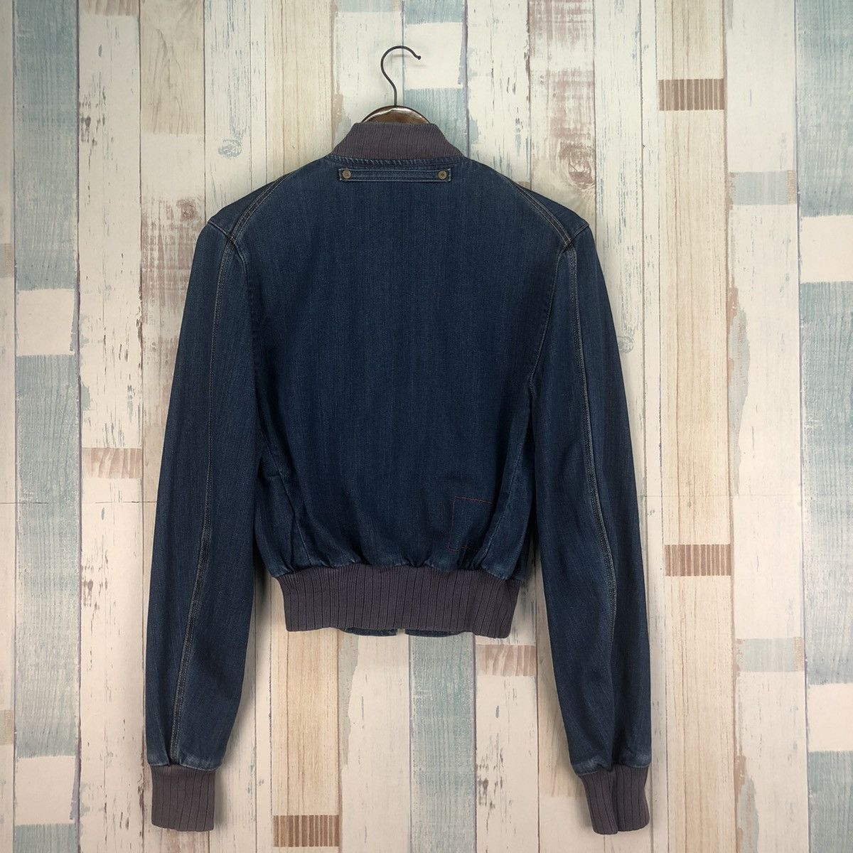 Levi's × Levi's Vintage Clothing × Vintage Vintage Levi’s Red Denim Bomber Small Size US S / EU 44-46 / 1 - 1 Thumbnail