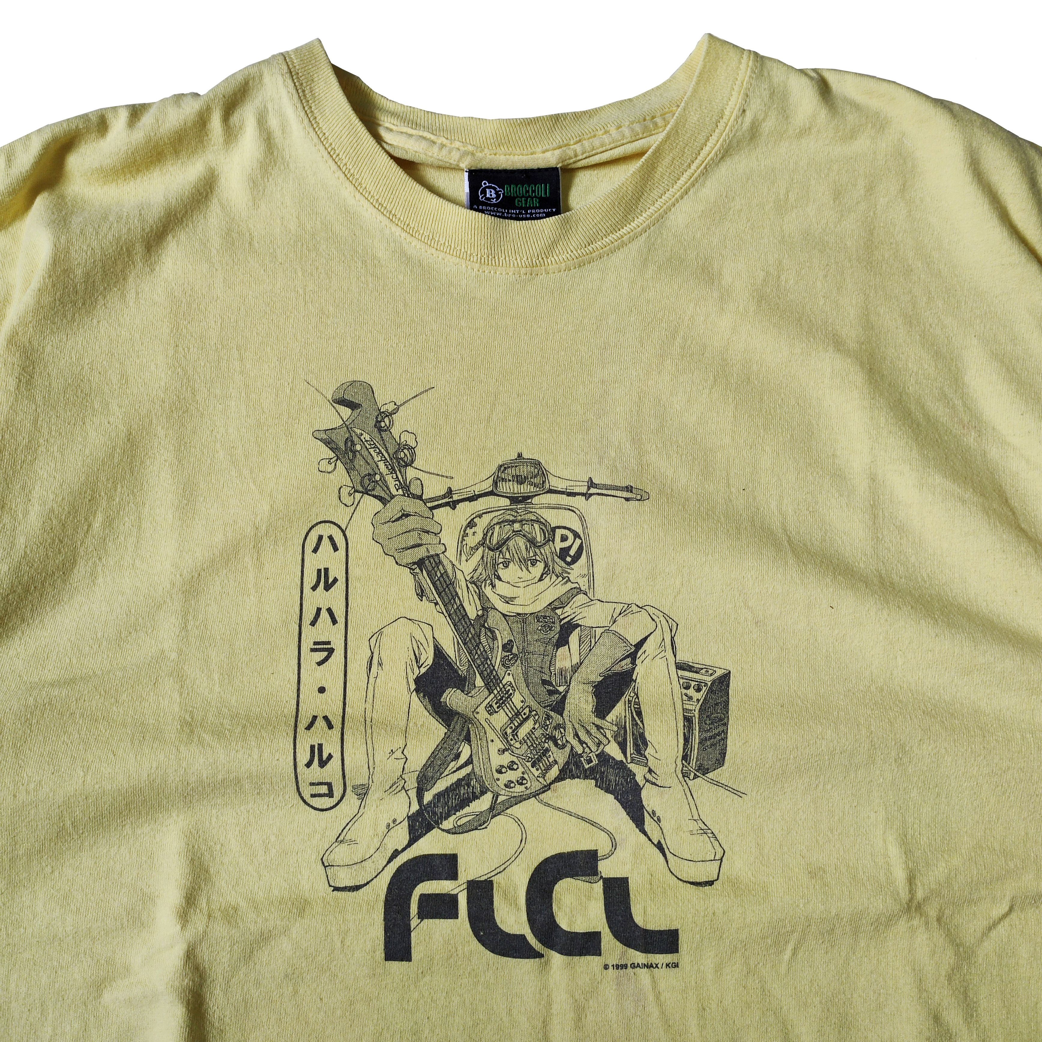 Vintage Vintage FLCL Fooly Cooly Vespa Haruko Anime Tee Shirt | Grailed