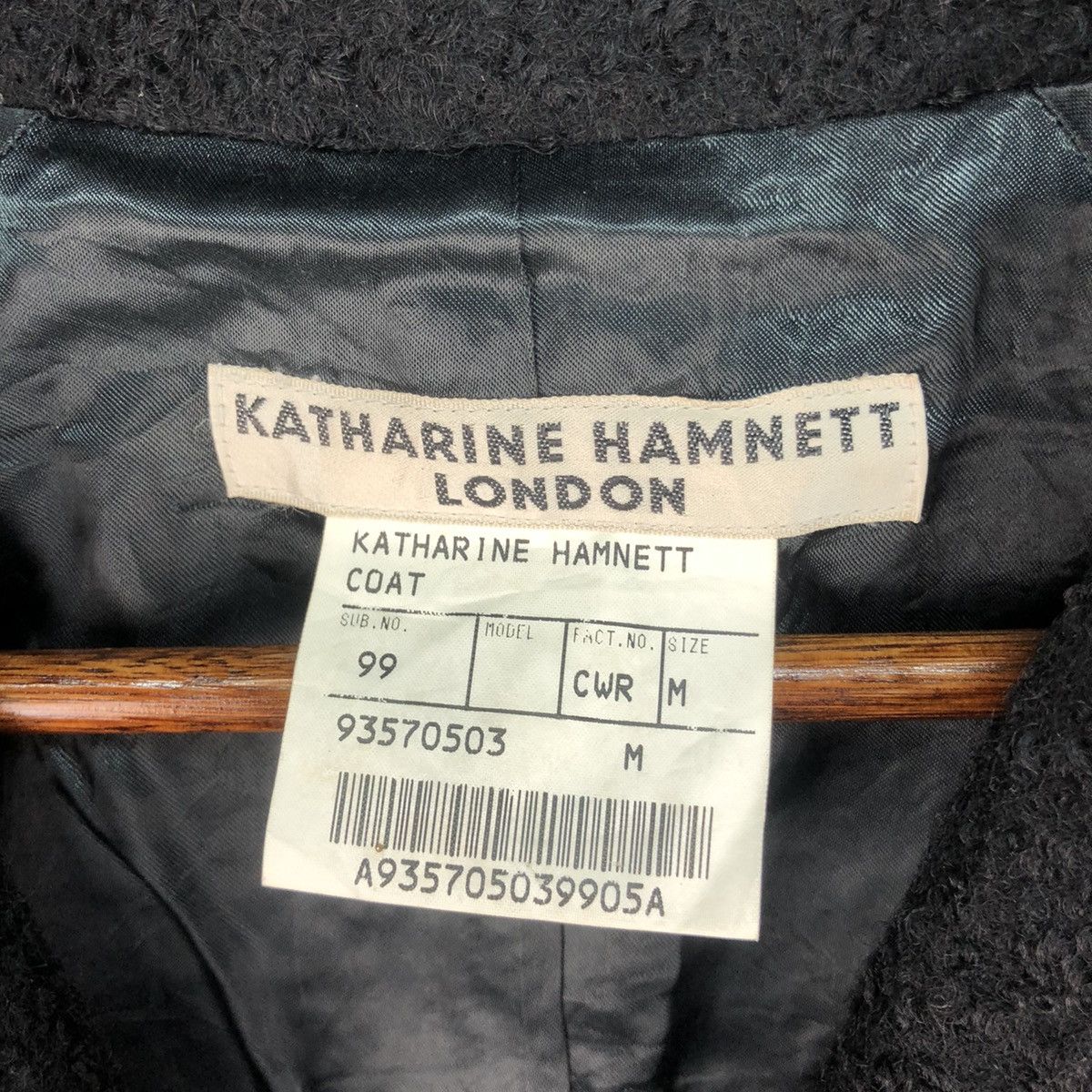 Katharine Hamnett London Katharine Hamnet Wool Long Jacket/Coat Size US M / EU 48-50 / 2 - 5 Thumbnail