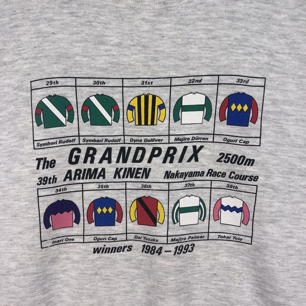 Vintage Vintage 80s Grandprix Nakayama Horse Race Course Size US L / EU 52-54 / 3 - 4 Thumbnail