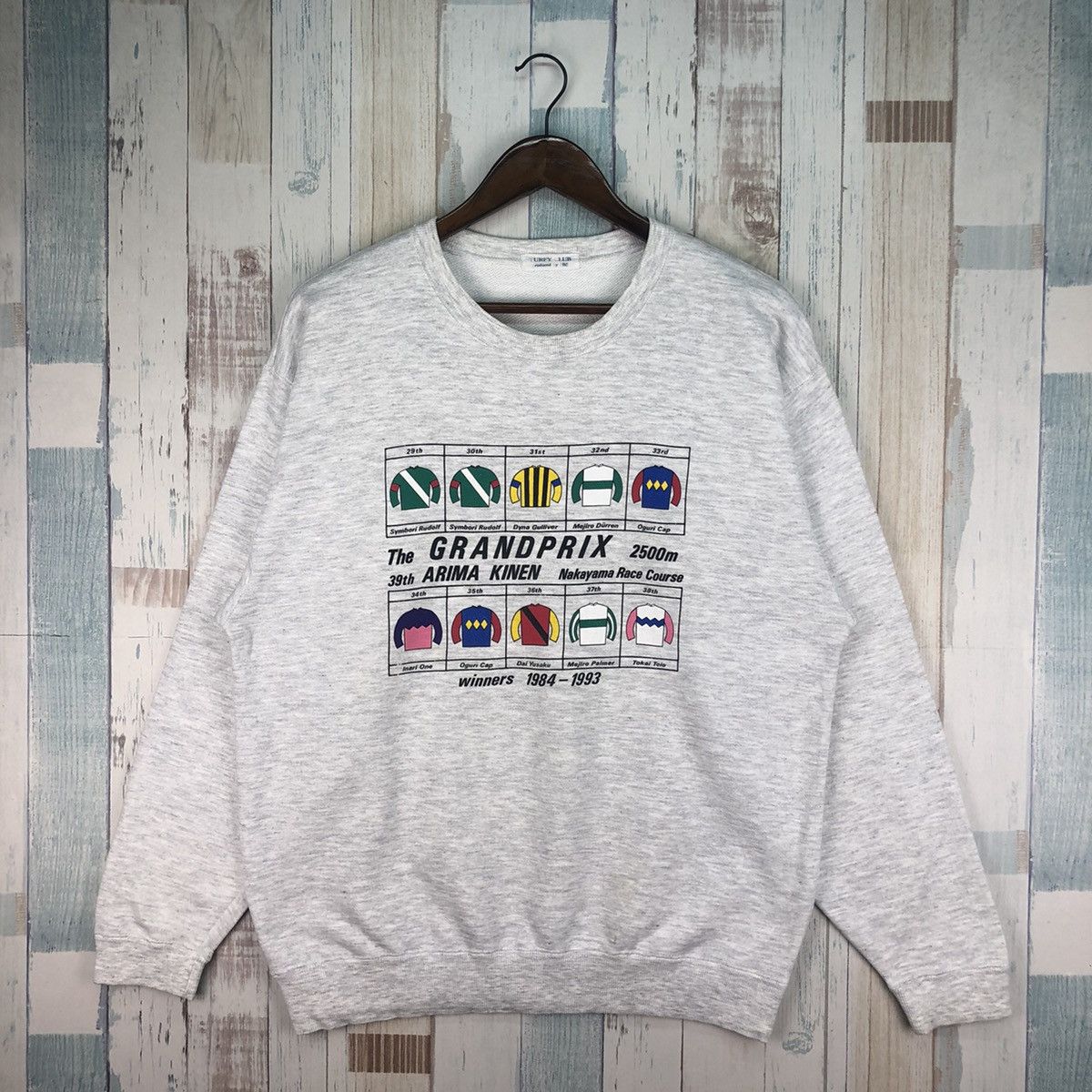 Vintage Vintage 80s Grandprix Nakayama Horse Race Course Size US L / EU 52-54 / 3 - 1 Thumbnail