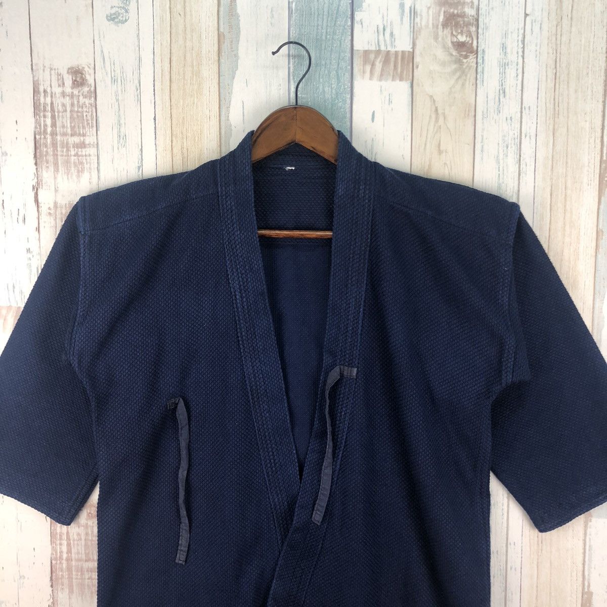 Indigo × Vintage Vintage Japan Blue Indigo Drawstring Kimono Like Kapital Size US M / EU 48-50 / 2 - 4 Thumbnail