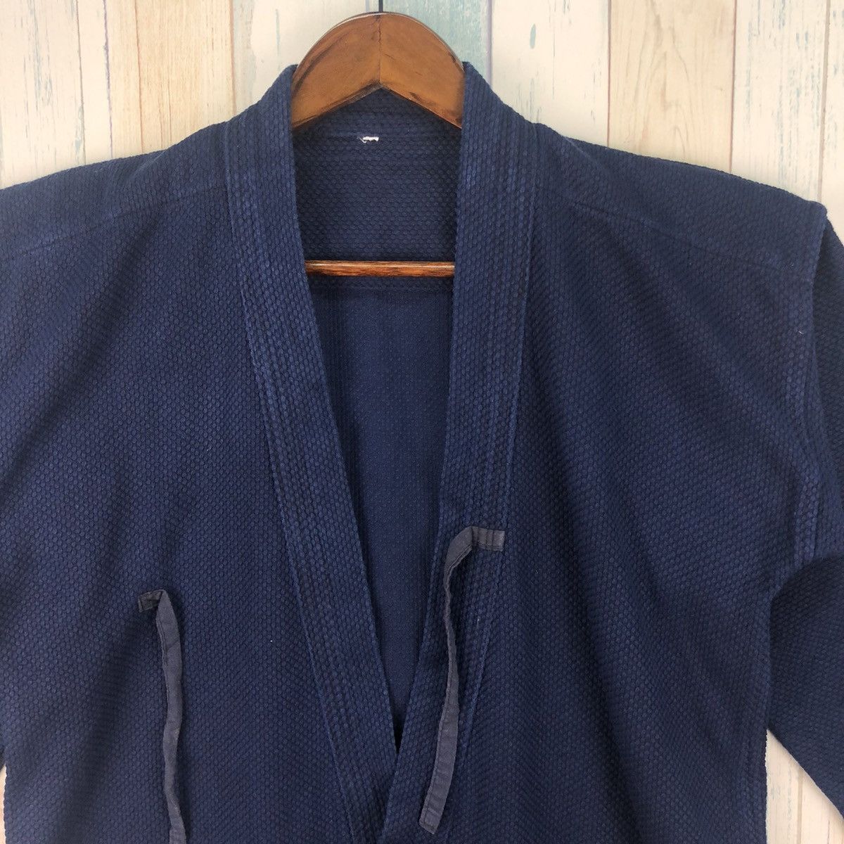 Indigo × Vintage Vintage Japan Blue Indigo Drawstring Kimono Like Kapital Size US M / EU 48-50 / 2 - 5 Thumbnail
