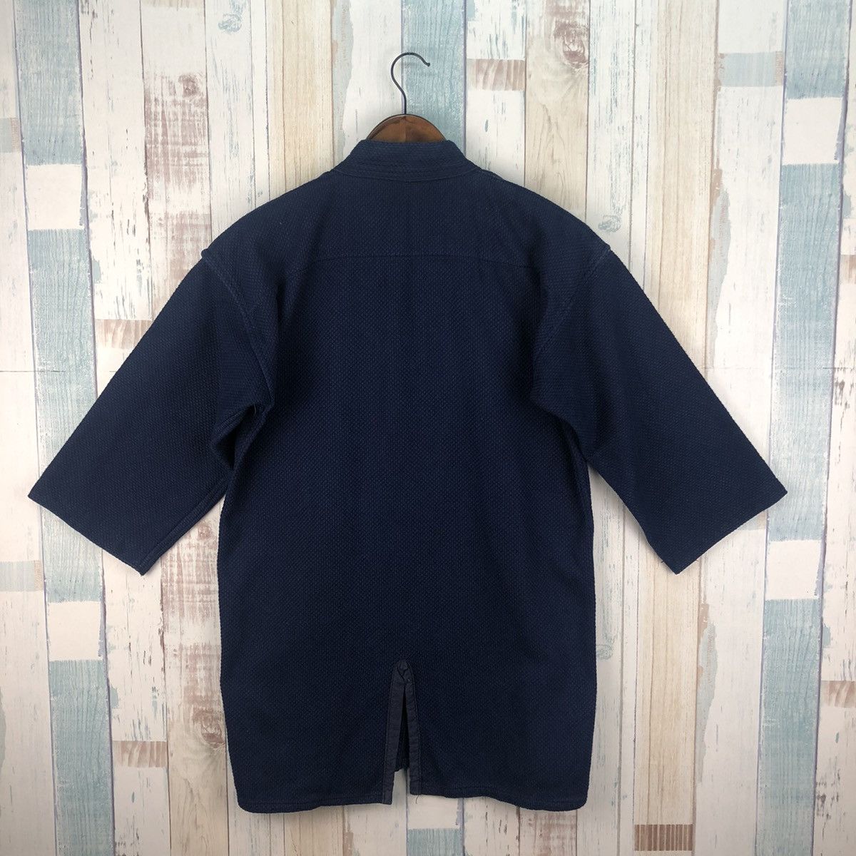Indigo × Vintage Vintage Japan Blue Indigo Drawstring Kimono Like Kapital Size US M / EU 48-50 / 2 - 2 Thumbnail