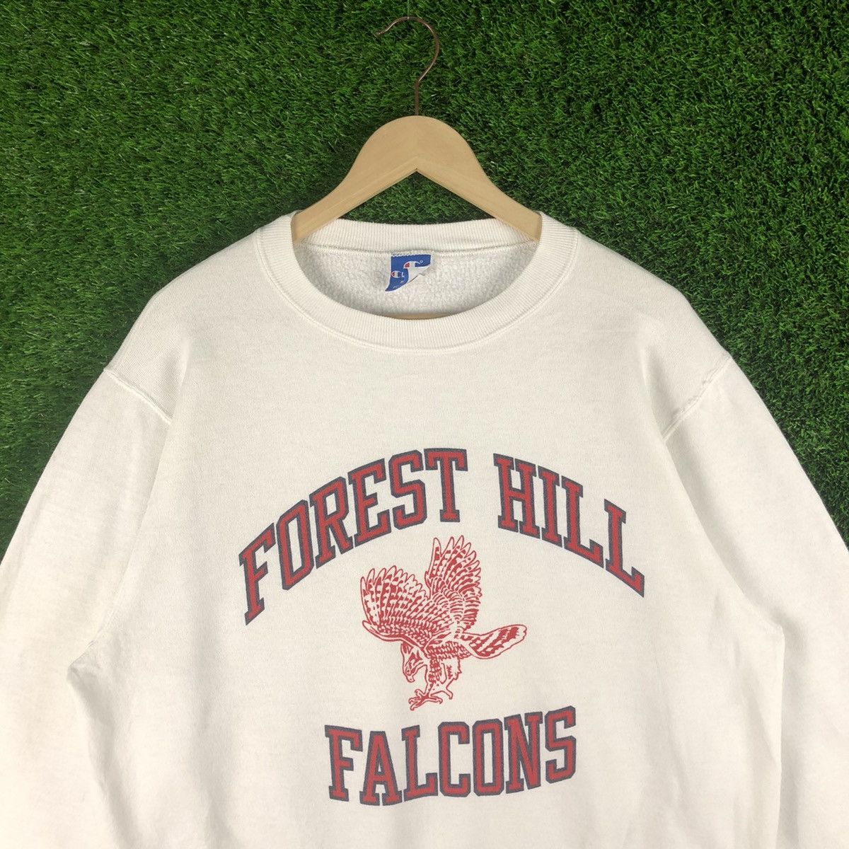 Champion Vintage Champion Forest Hill Falcons Made In Usa Size US L / EU 52-54 / 3 - 2 Thumbnail