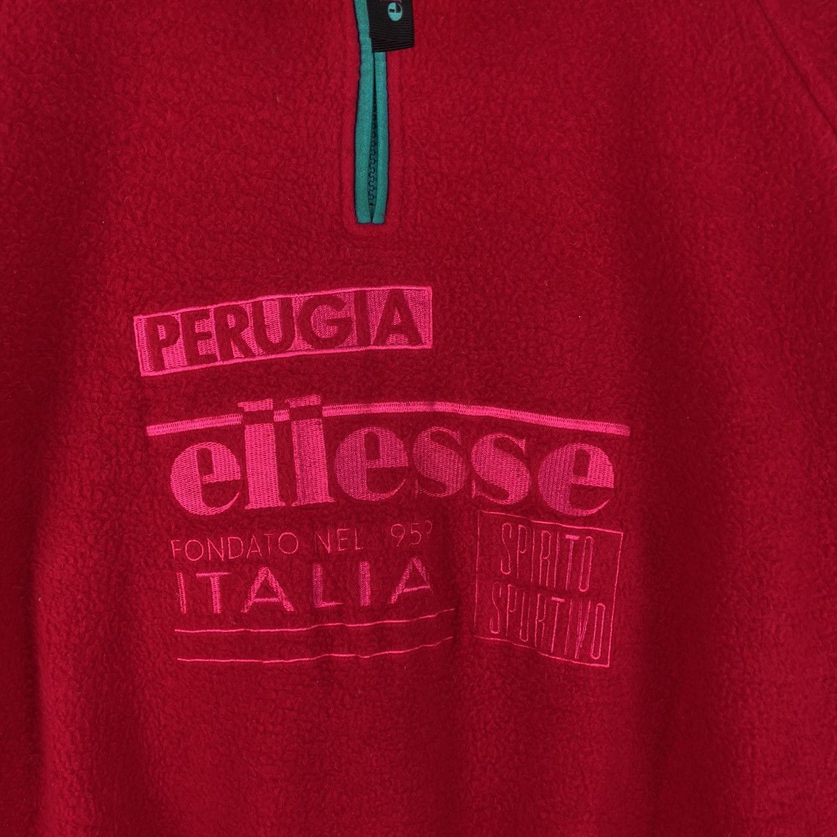 Ellesse × Vintage Vintage Ellesse Perugia Italia Embroidery Big Logo Fleece Size US L / EU 52-54 / 3 - 4 Thumbnail