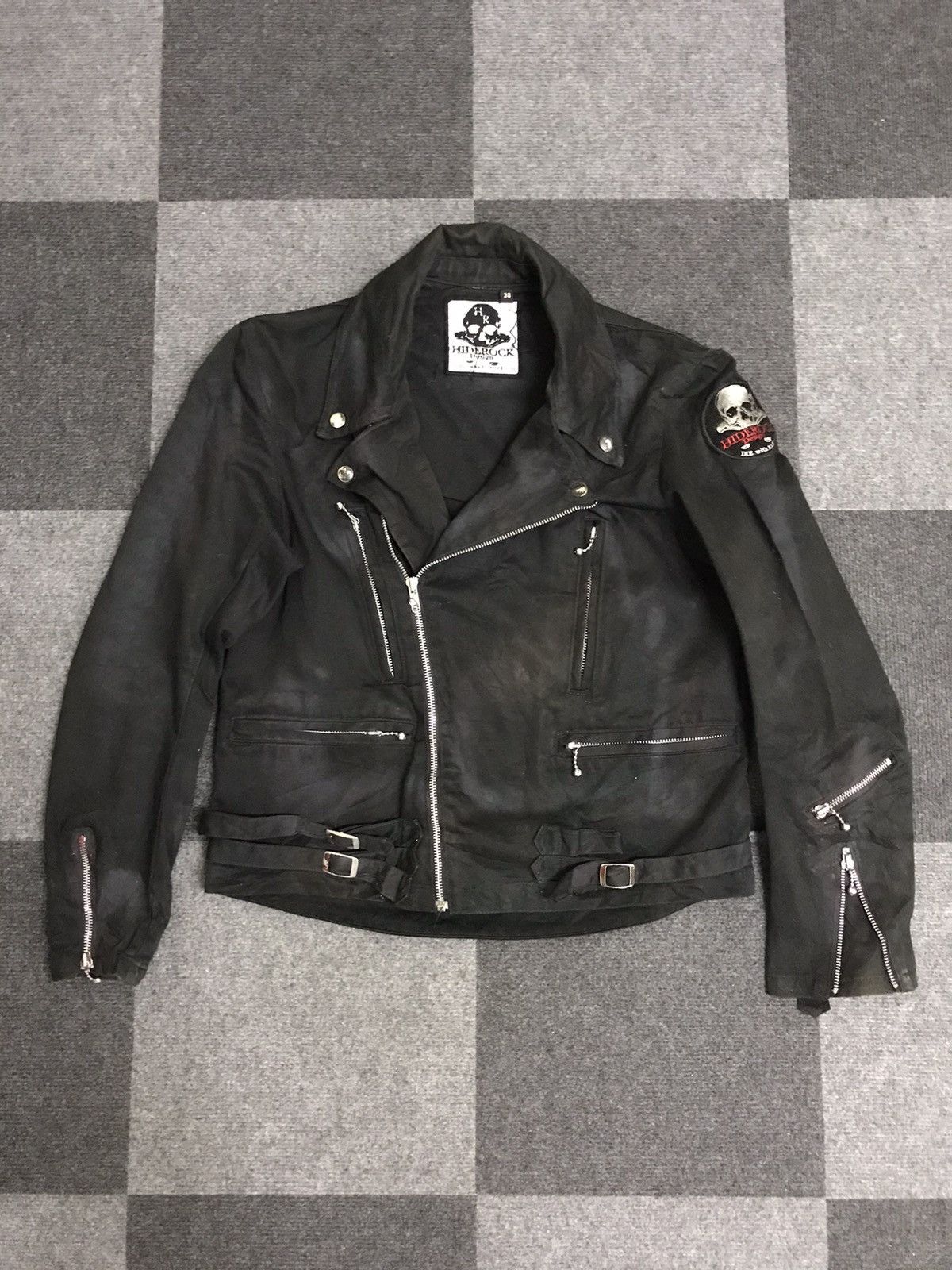 Japanese Brand HIDEROCK Japan Seditionaries Faded Style Punk Jacket Size M / US 6-8 / IT 42-44 - 3 Thumbnail