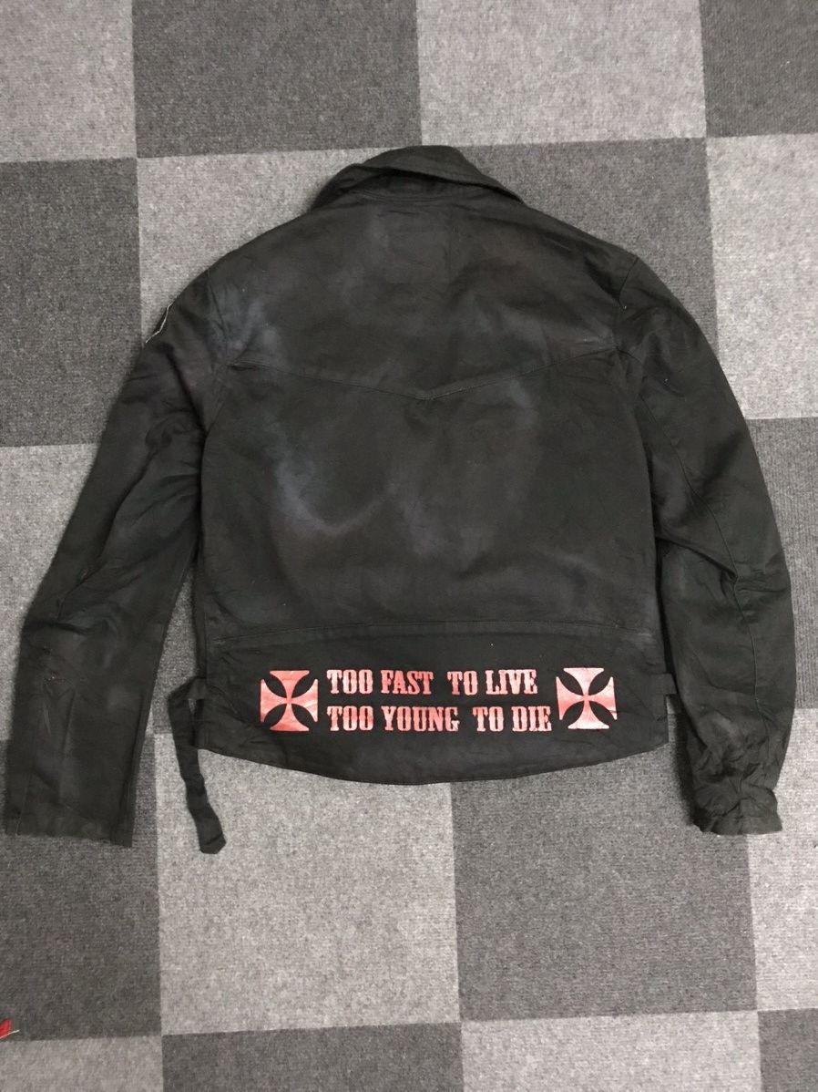 Japanese Brand HIDEROCK Japan Seditionaries Faded Style Punk Jacket Size M / US 6-8 / IT 42-44 - 15 Thumbnail