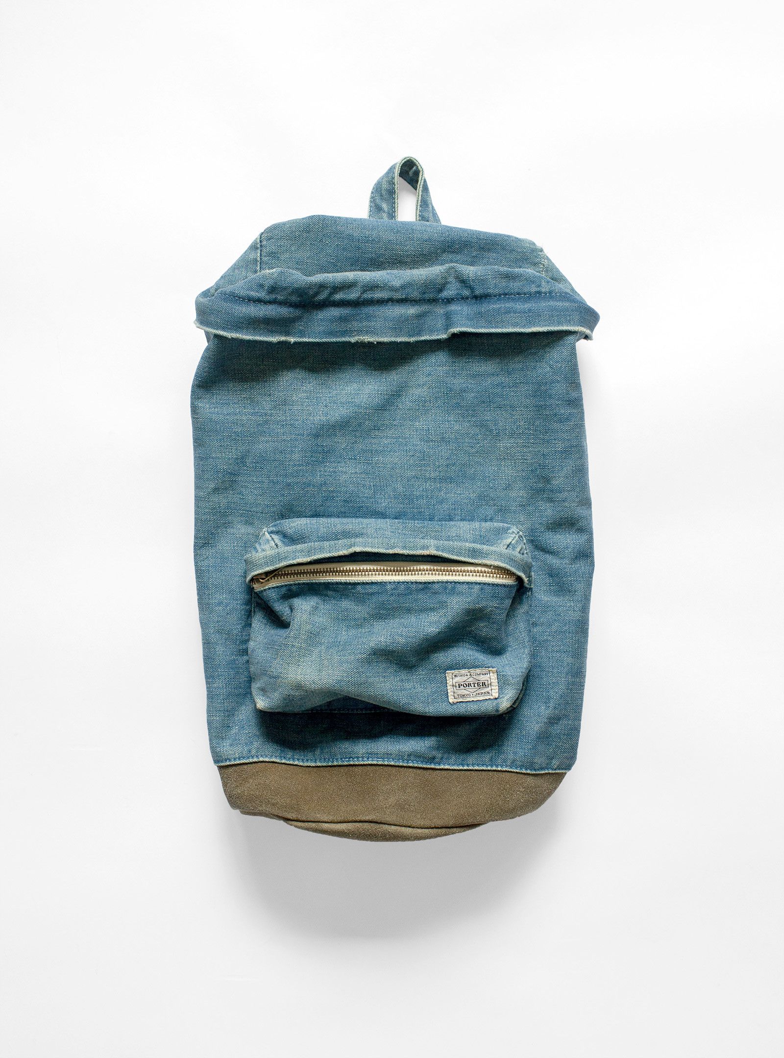 Porter × Porter Classic × White Mountaineering PORTER FOR WHITE  MOUNTAINEERING DENIM BACKPACK | Grailed