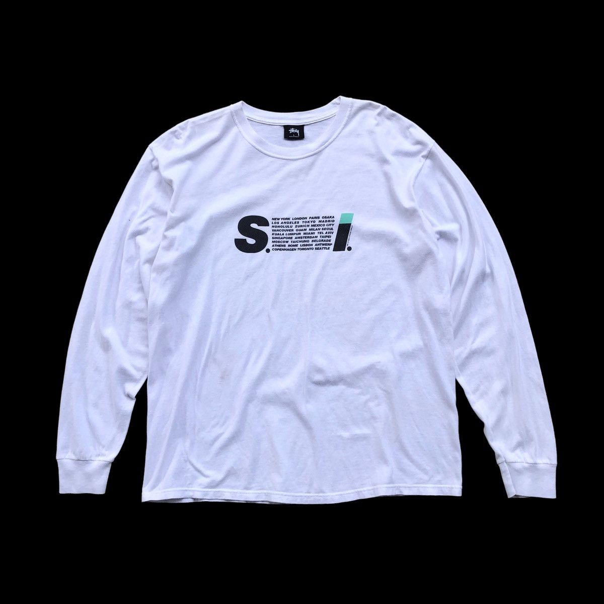 Stussy 🔥Steals🔥STUSSY Issey Miyake Parody Design Longsleeve