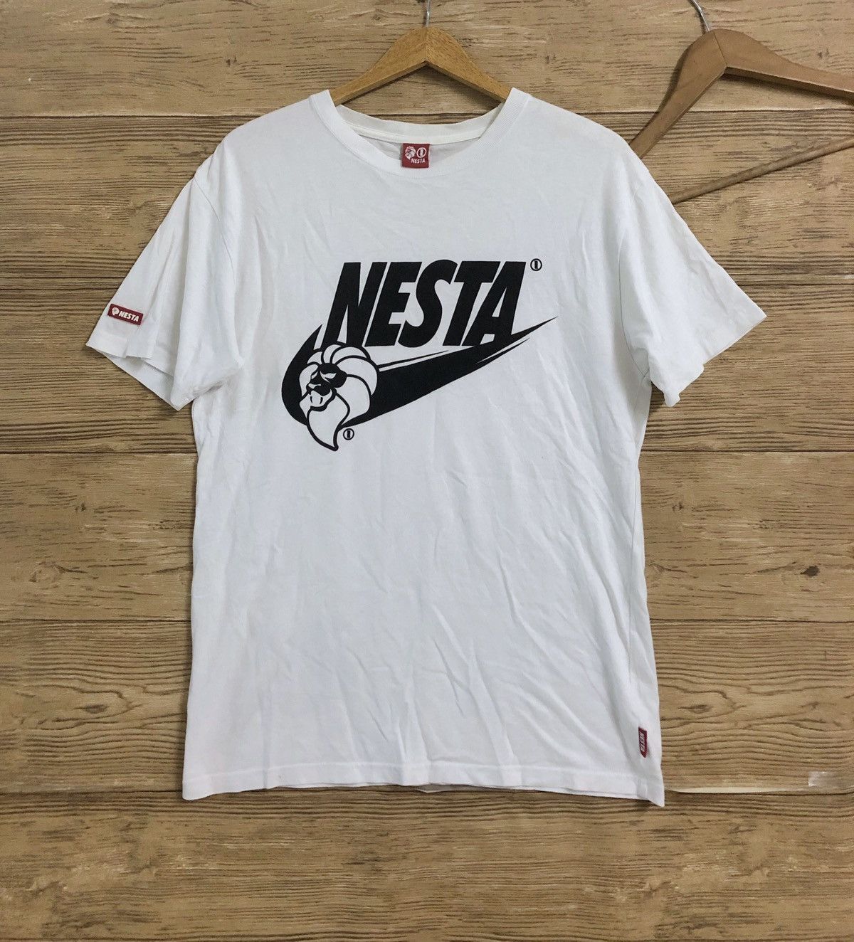 Japanese Brand Streetwear Vintage Japanese Brand Nesta x Nike Swoosh M Rasta Reggae Rare Grailed