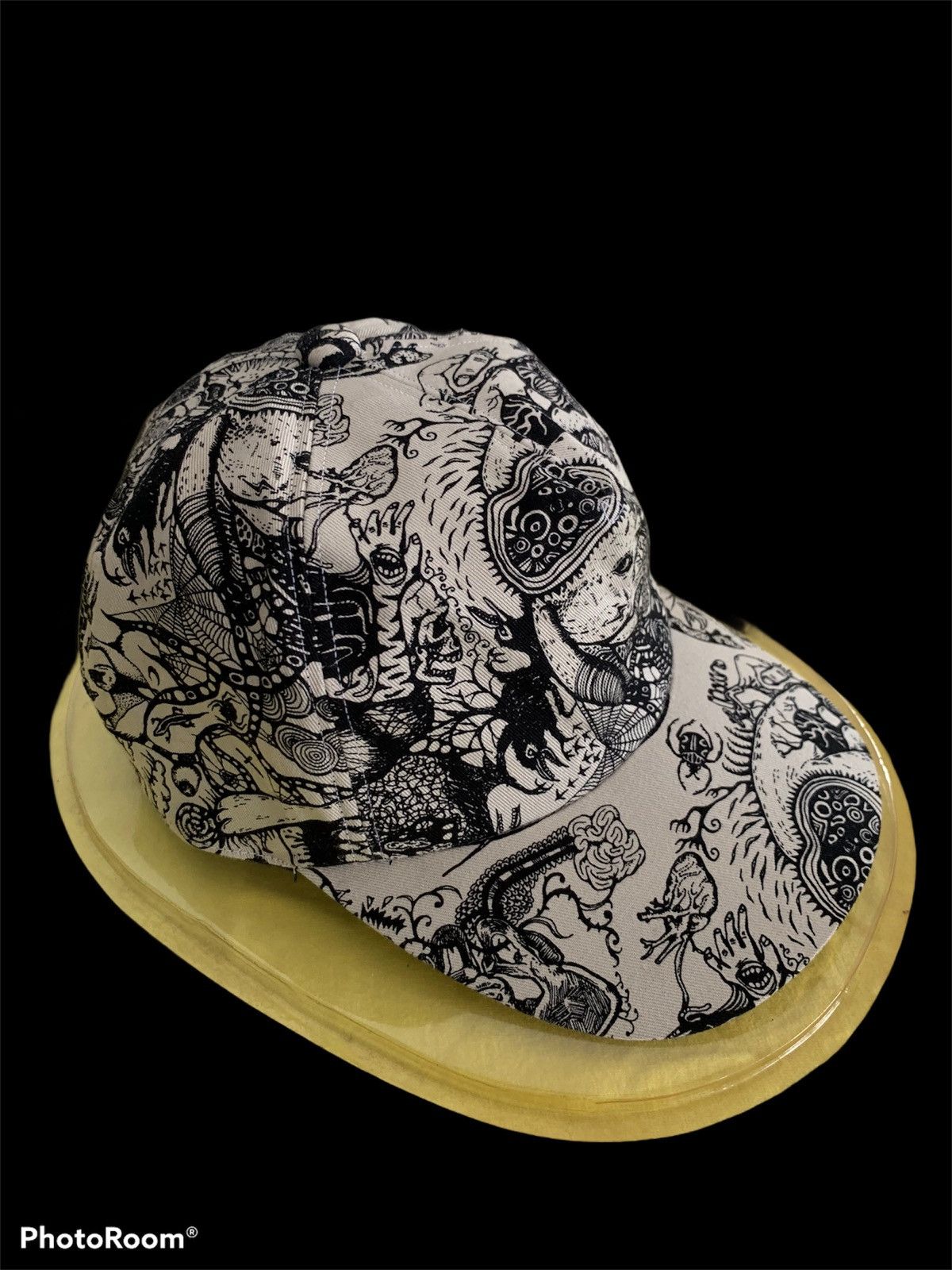 Japanese Brand CA4LA Artwork Baseball Cap Size ONE SIZE - 1 Thumbnail