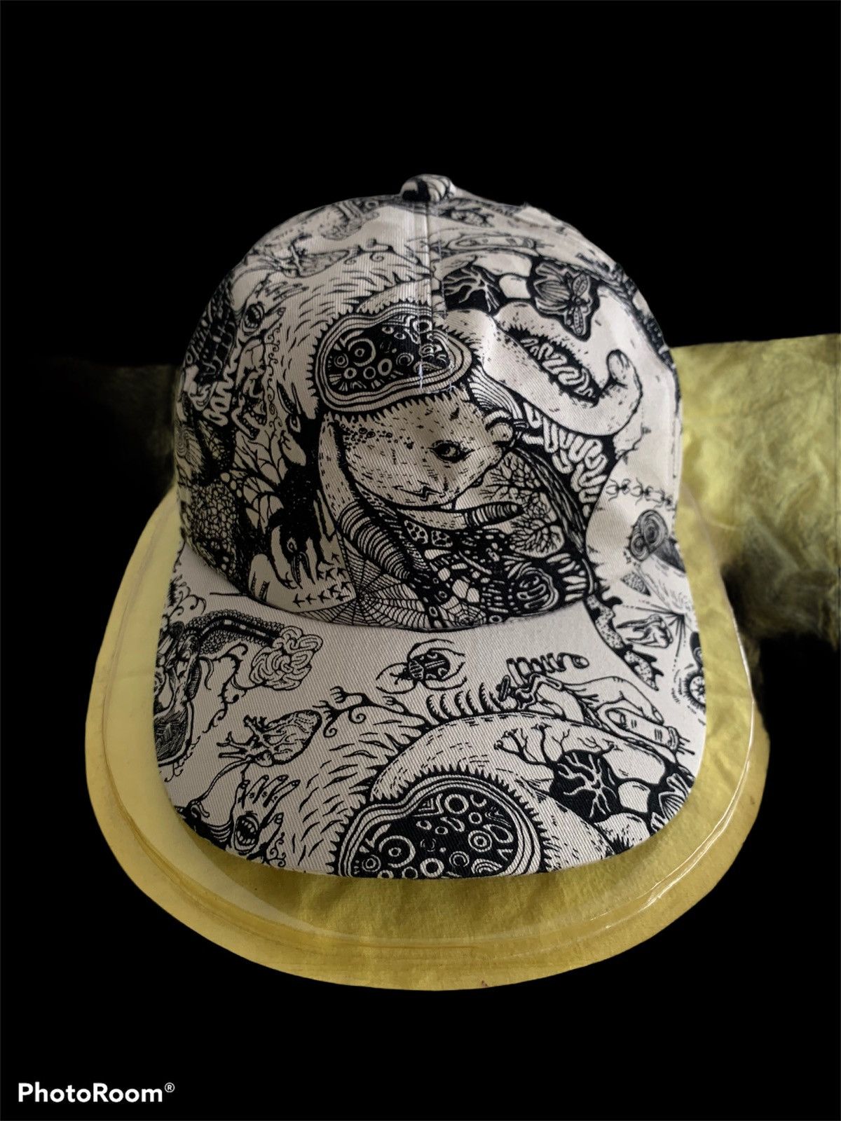 Japanese Brand CA4LA Artwork Baseball Cap Size ONE SIZE - 2 Thumbnail