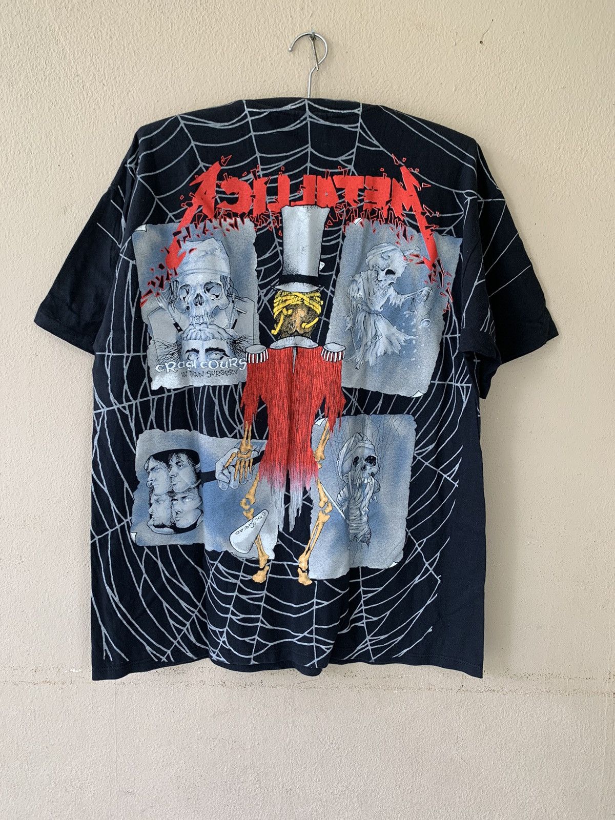 Band Tees 🔥Vintage Deadstock🔥Metallica x Pushead Band T Shirt Size US XL / EU 56 / 4 - 9 Thumbnail