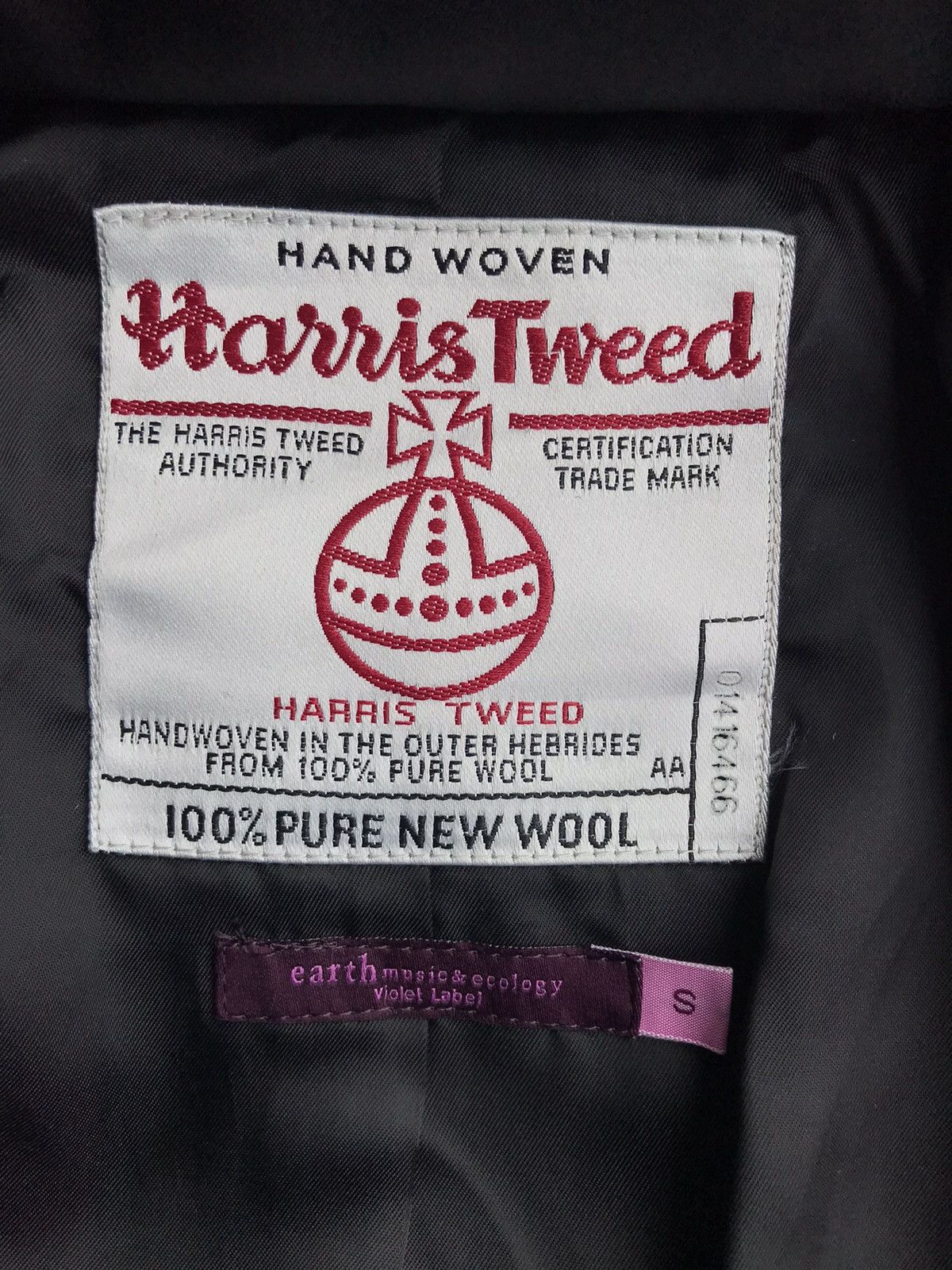 Harris Tweed Vintage Harris Tweed Wool Jacket Hoodie Size US S / EU 44-46 / 1 - 9 Thumbnail