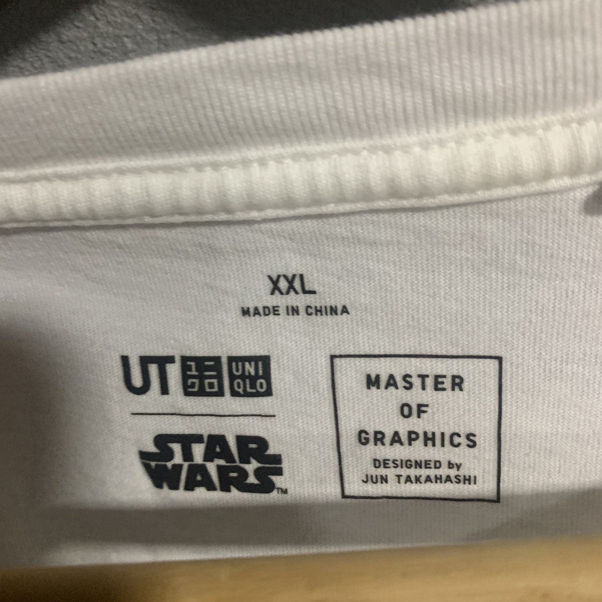 Jun Takahashi × Star Wars × Uniqlo Master of Graphic designed by Jun Takahashi White T-shirt Size US XXL / EU 58 / 5 - 5 Thumbnail