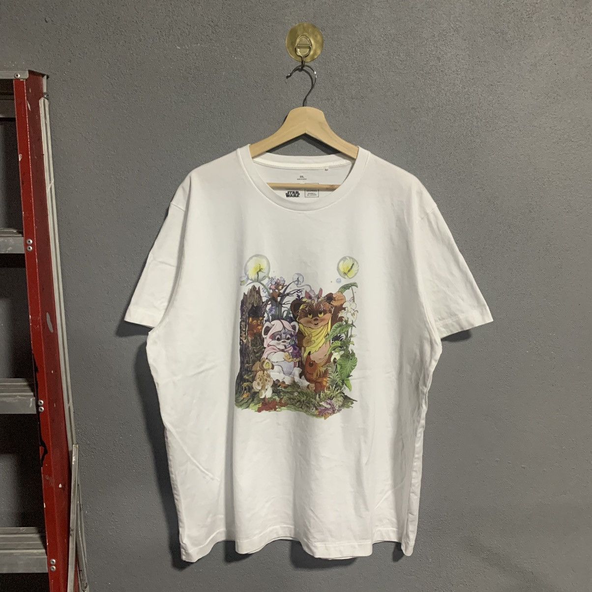 Jun Takahashi × Star Wars × Uniqlo Master of Graphic designed by Jun Takahashi White T-shirt Size US XXL / EU 58 / 5 - 1 Thumbnail